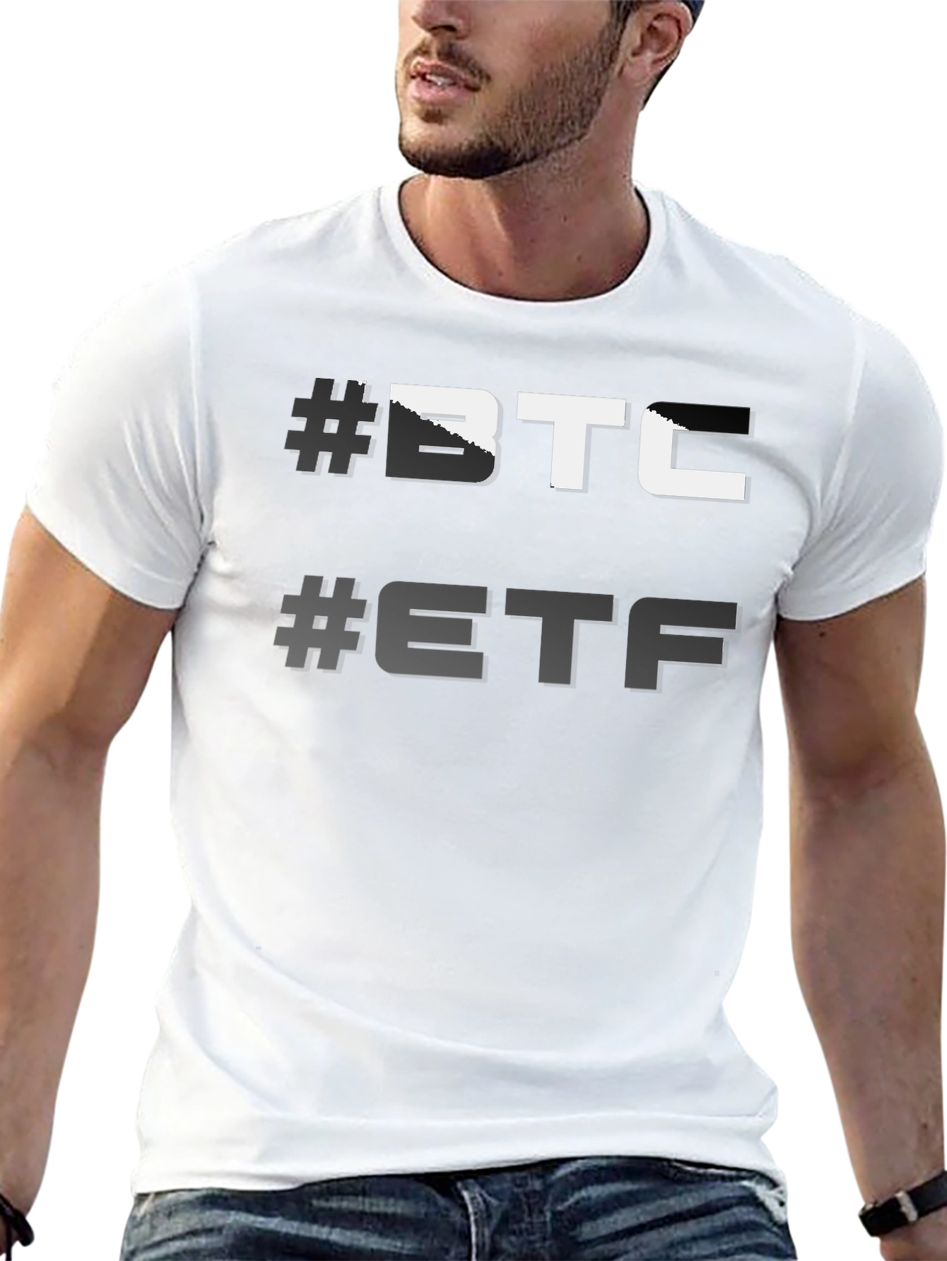 Black Crypto Investor T-Shirt - #BTC #ETF view 13