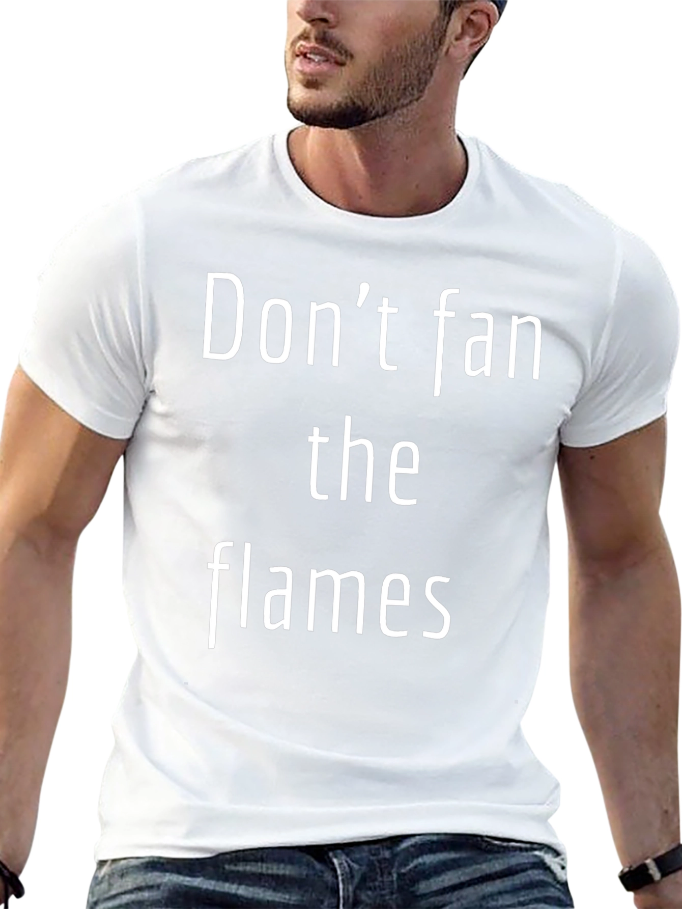 Black Don't Fan the Flames T-Shirt view 13