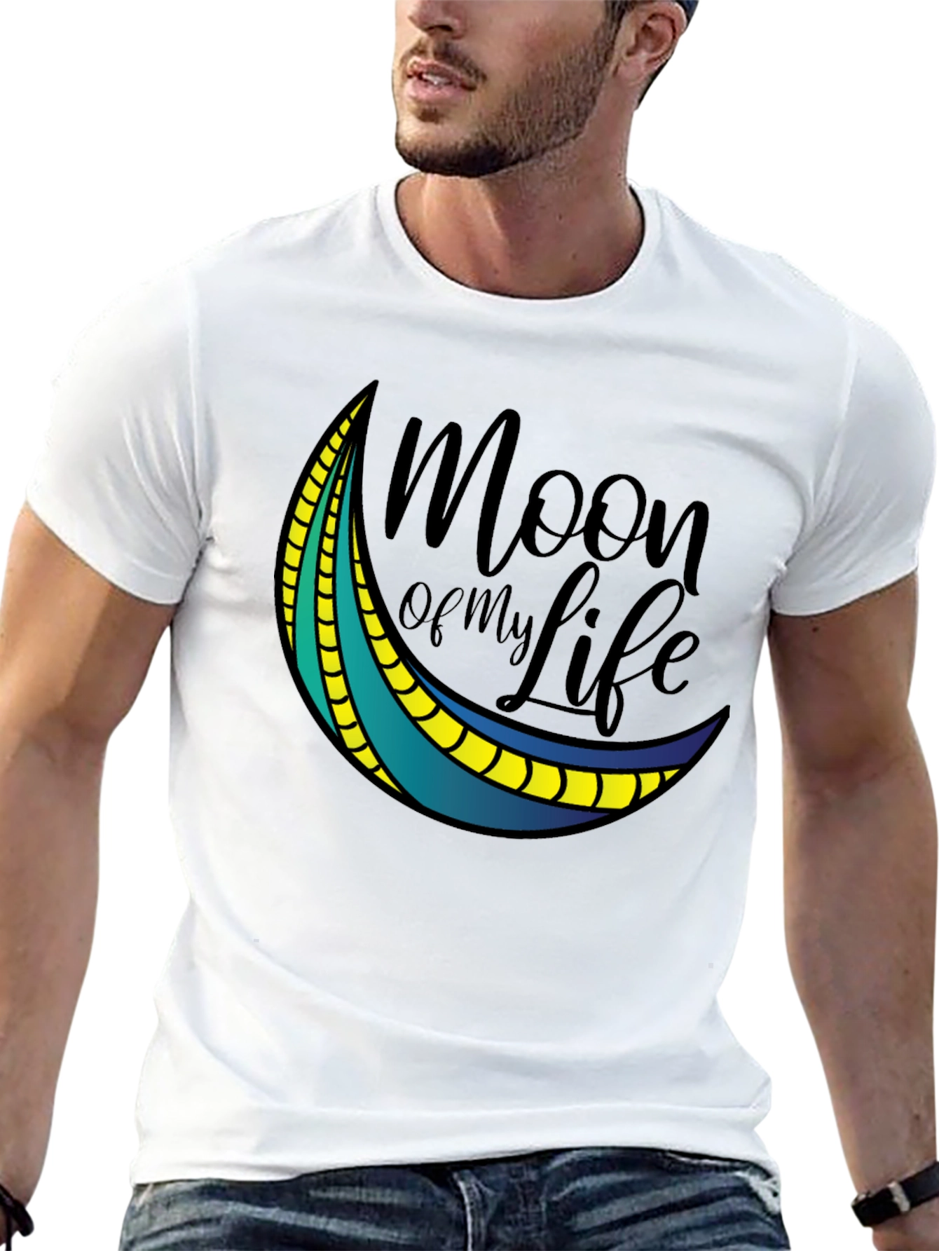 Black Moon of My Life Graphic Tee - Black T-Shirt view 13