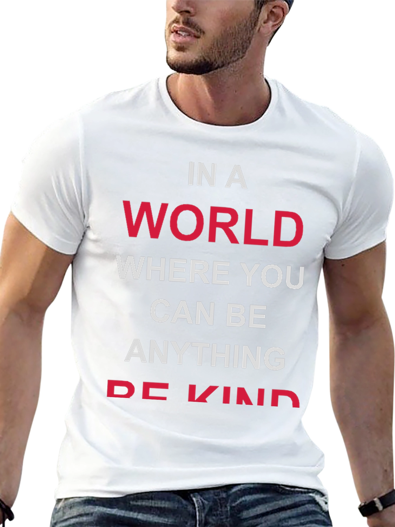 Black In A World Be Kind T-Shirt view 13