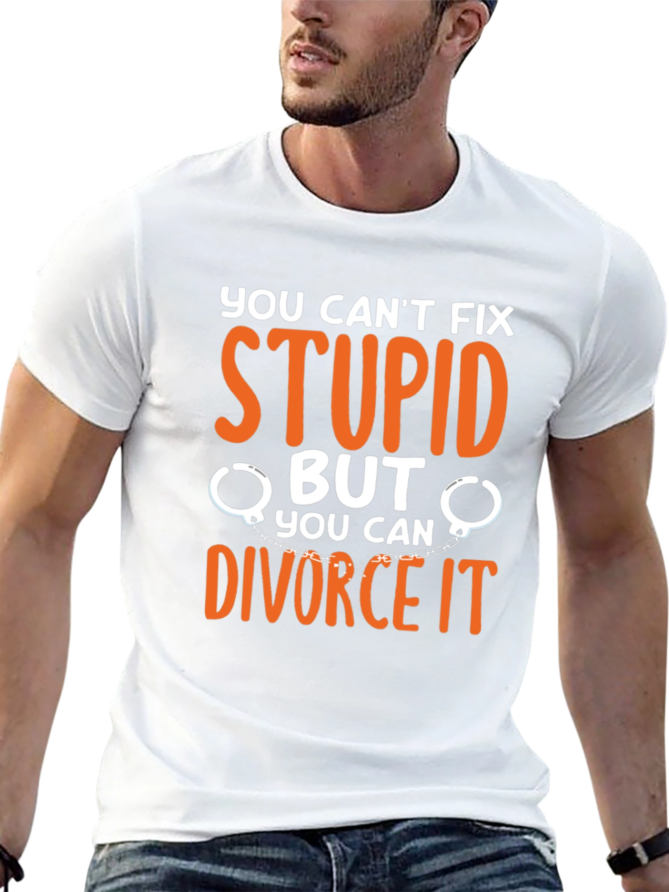 Black Divorce It T-Shirt view 13