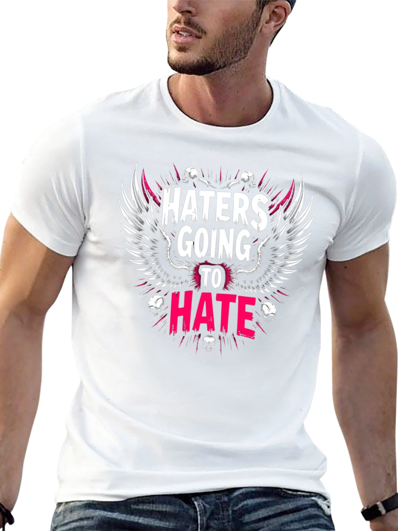 Black Haters Going to Hate Graphic T-Shirt view 13
