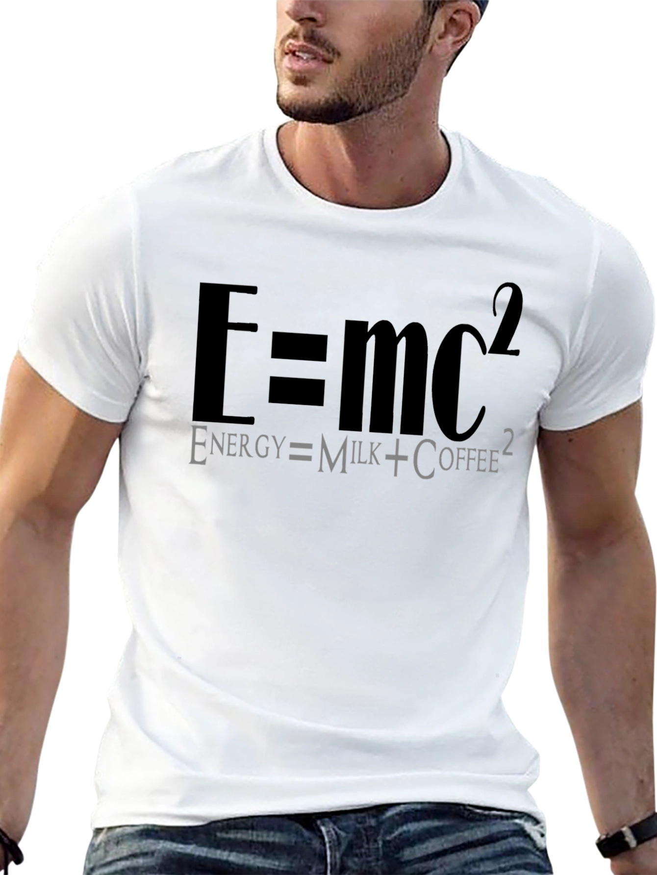 Black Energy = Milk+Coffee T-Shirt view 13