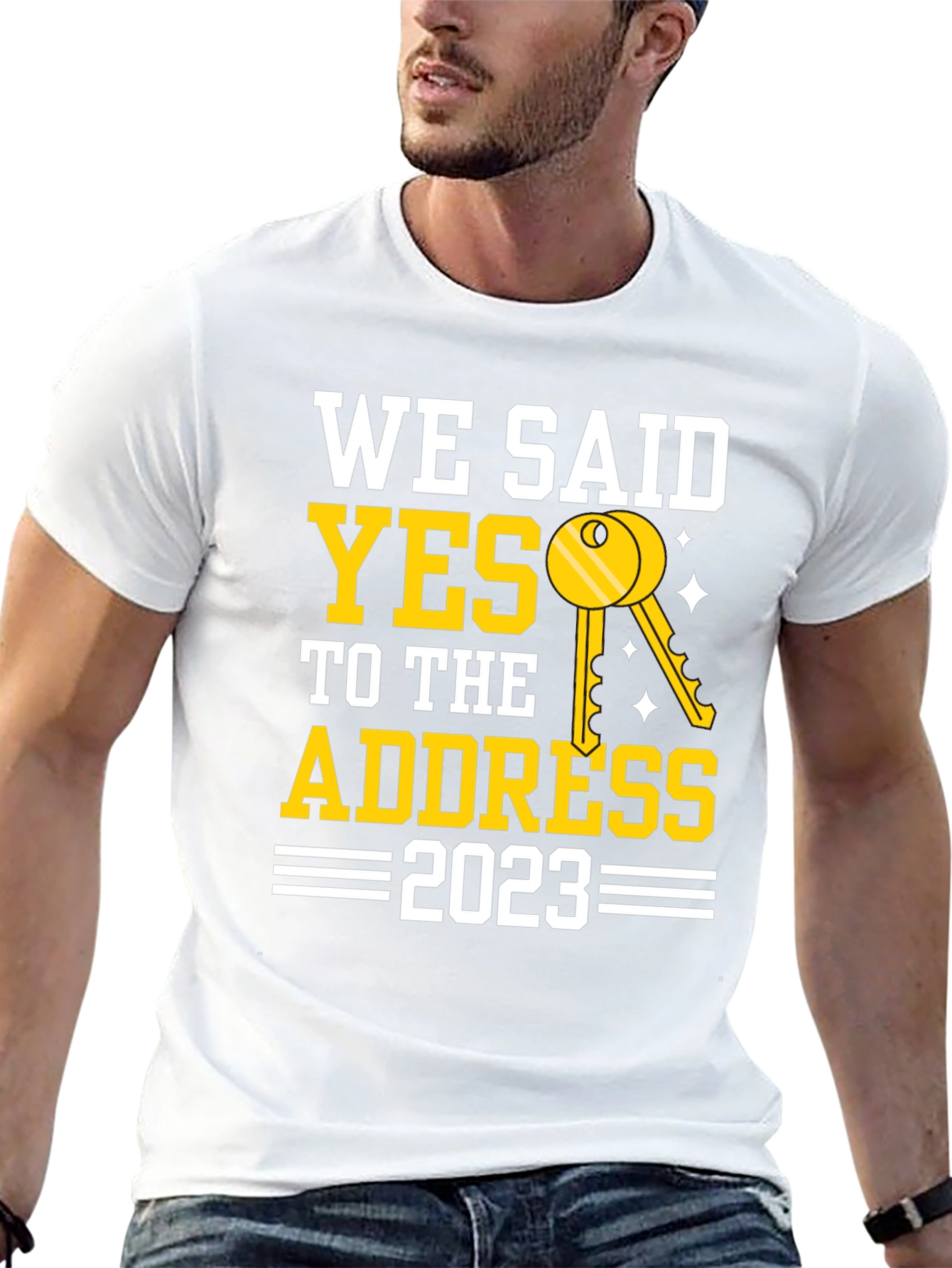 Black We Said Yes To The Address T-Shirt view 13