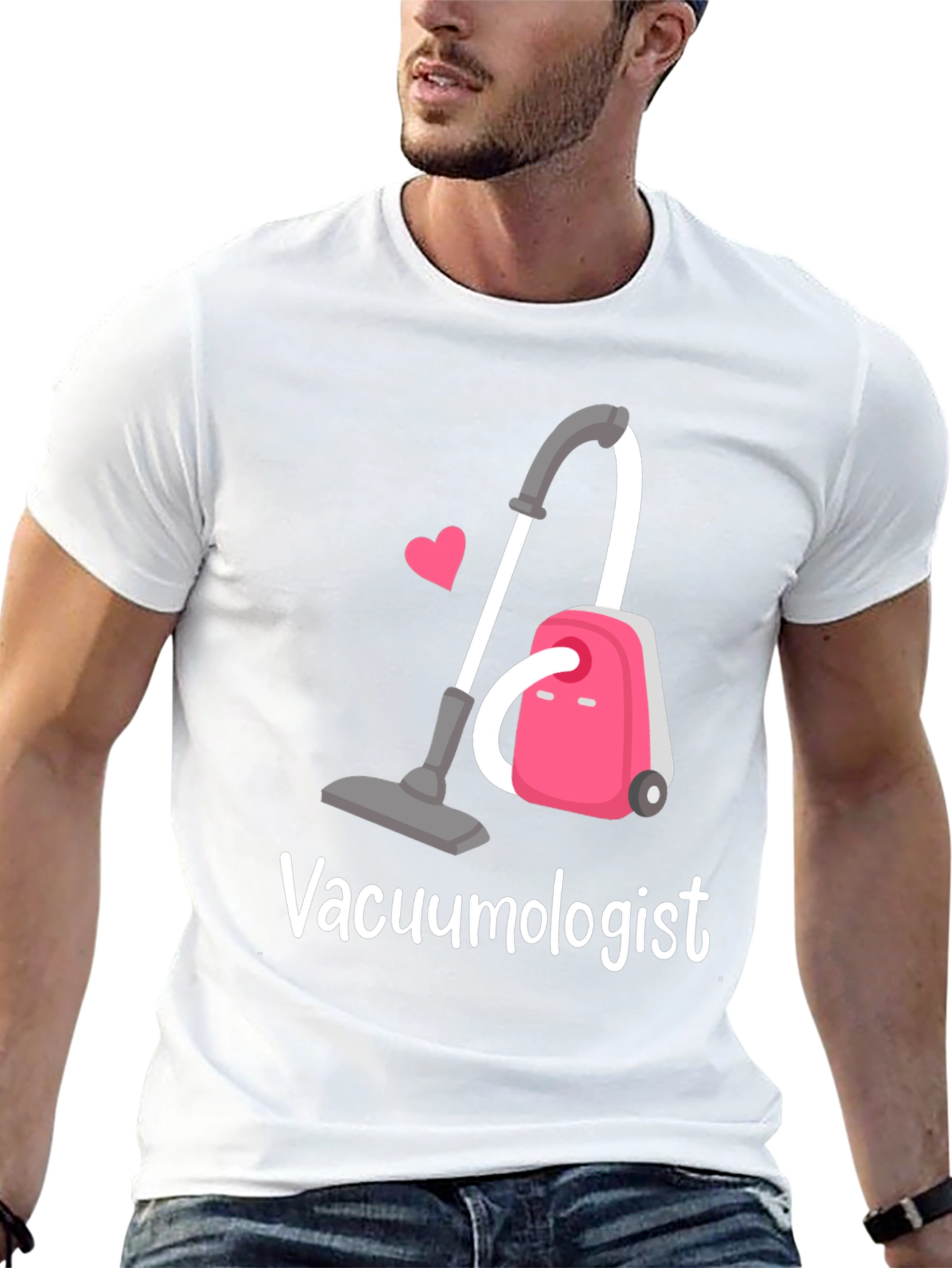 Black Vacuumologist T-Shirt - Cleaning Humor Tee view 13