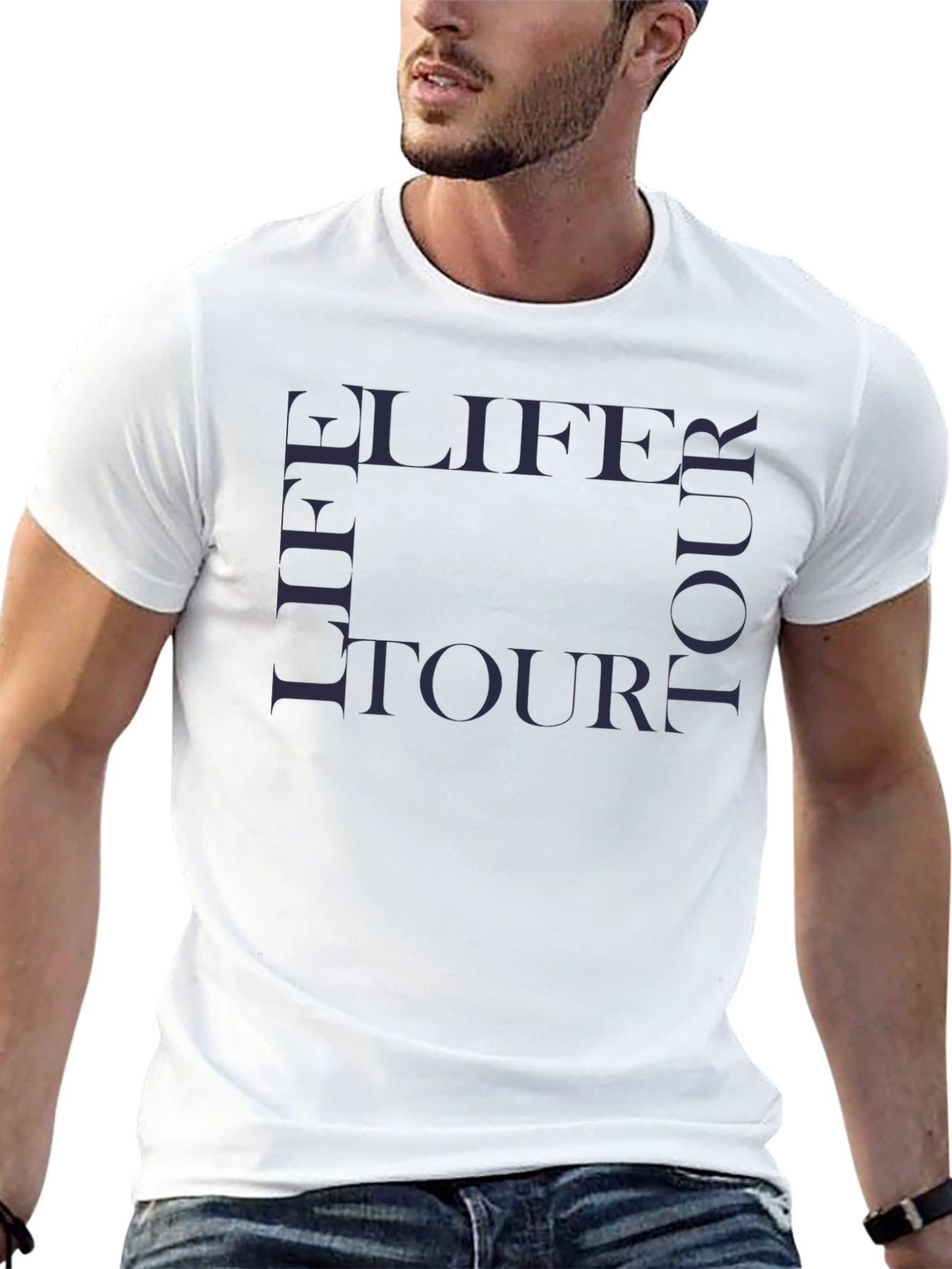 Black Life Tour Graphic Print Tee view 13