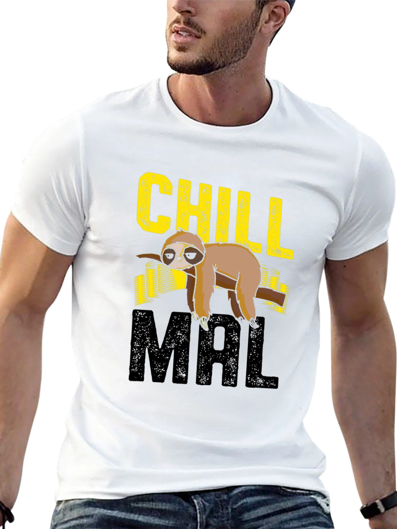 Chill Mal Sloth Graphic T-Shirt - 13