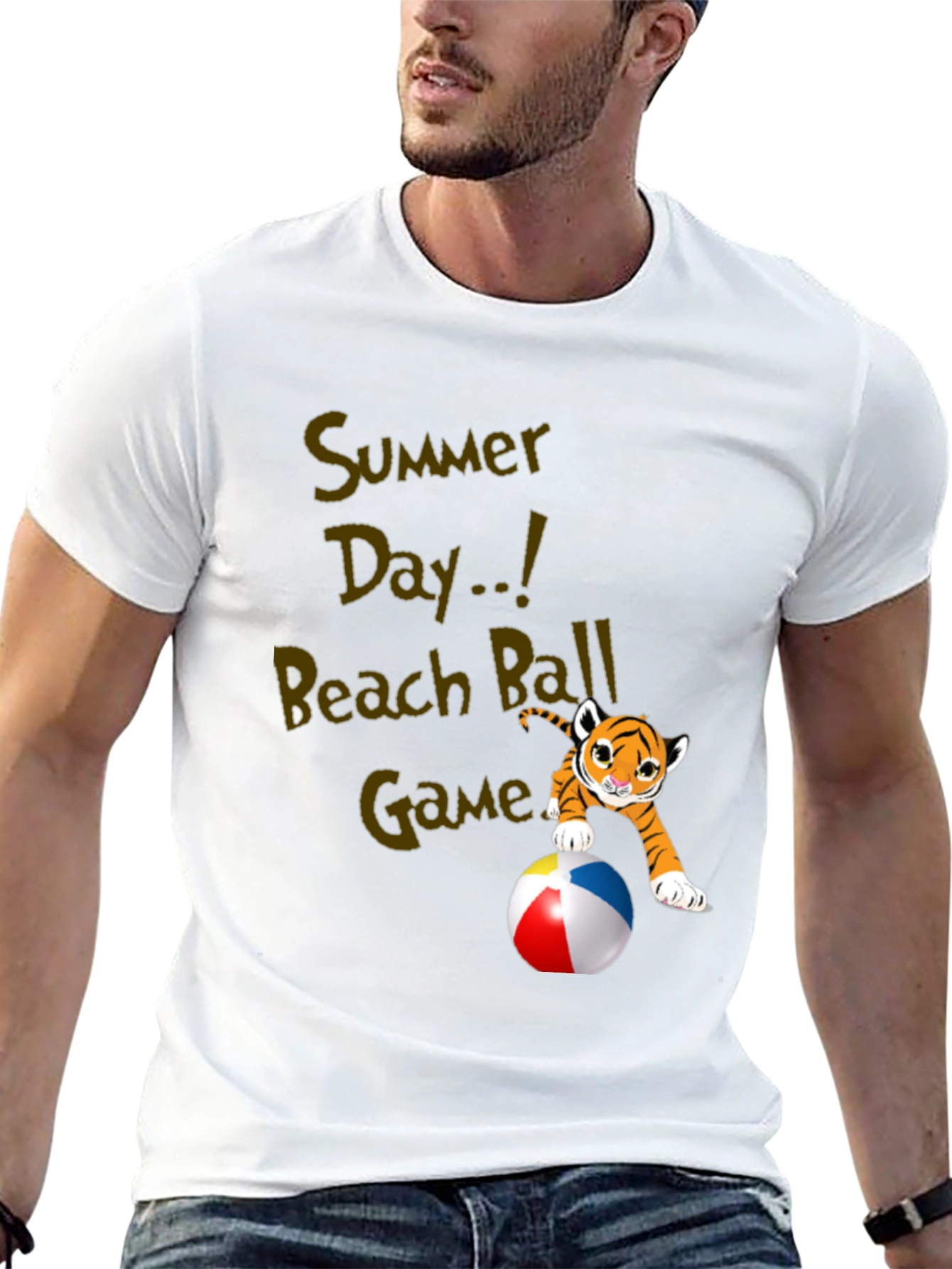 Summer Beach Ball Game T-Shirt - 13