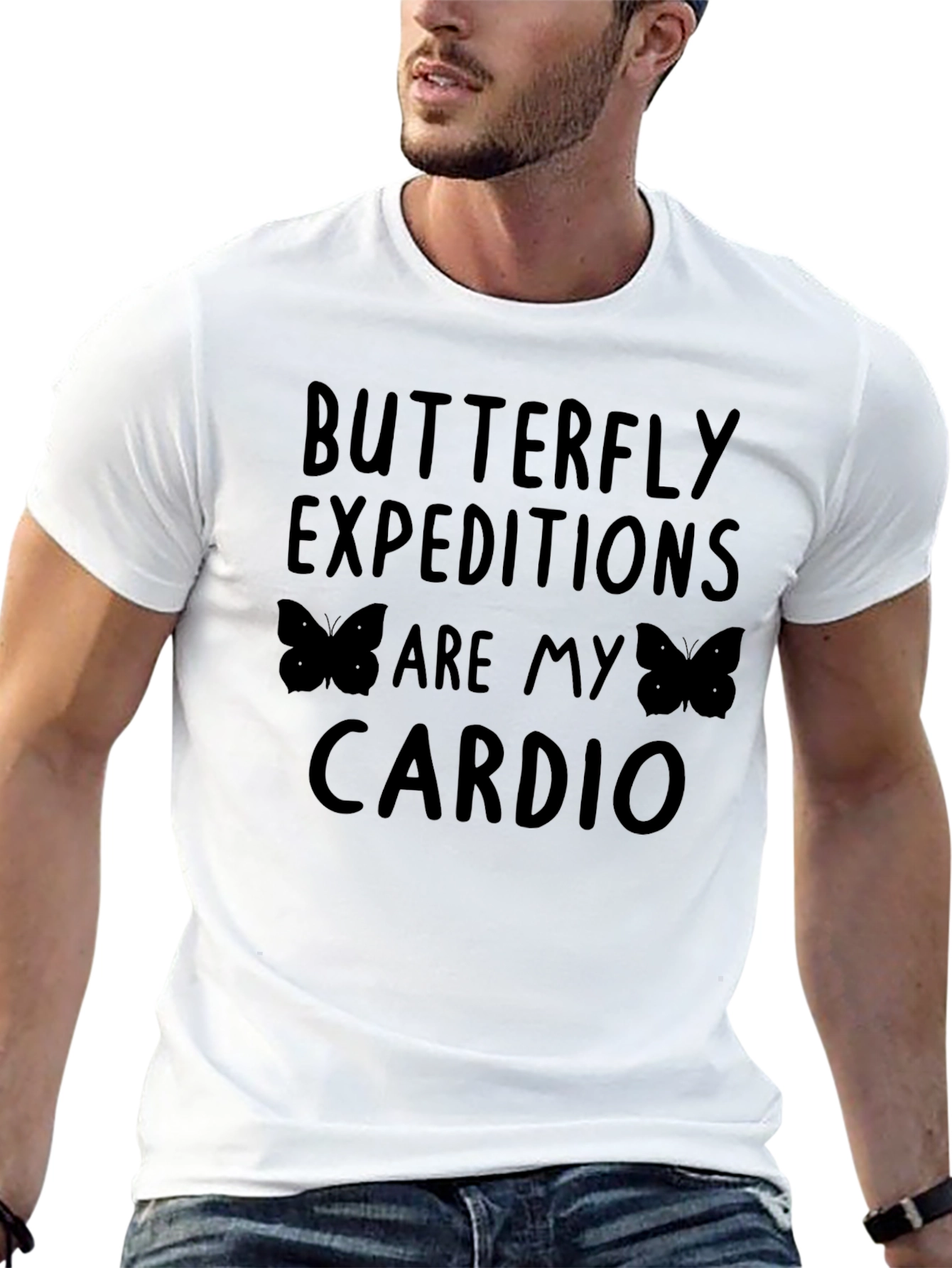 Black Butterfly Expeditions Cardio Graphic T-Shirt view 13