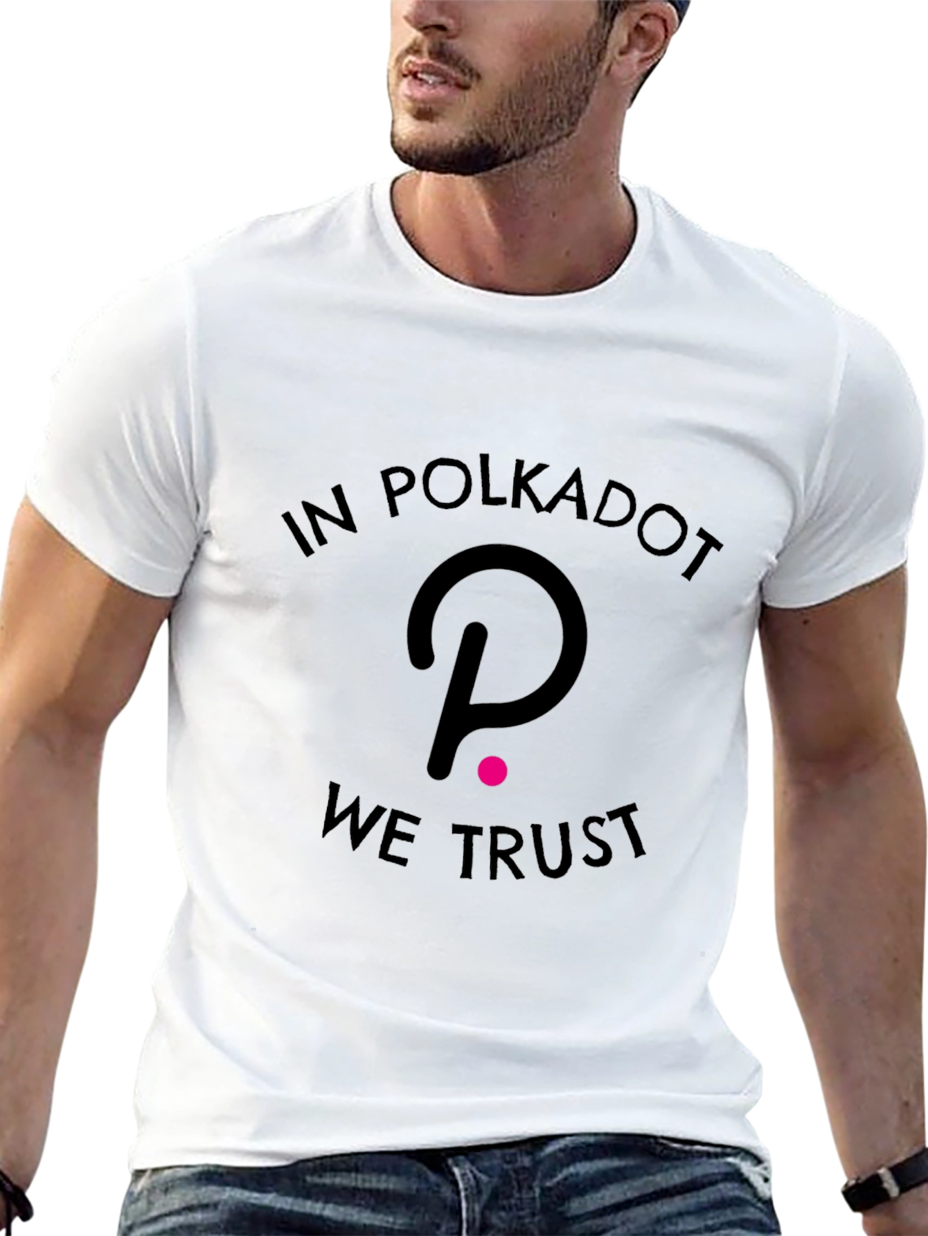 Black In Polkadot We Trust T-Shirt view 13