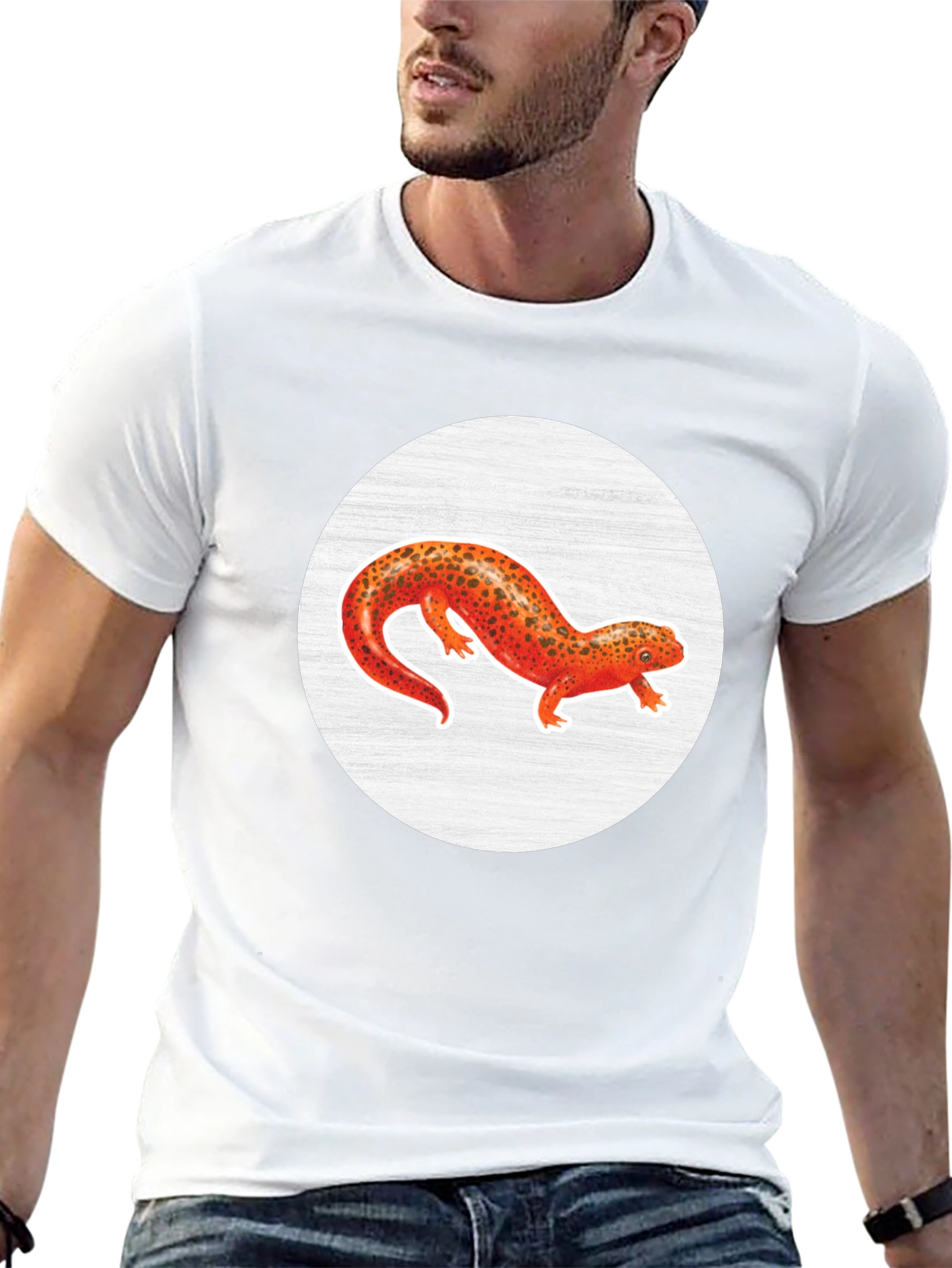 Black Salamander Graphic T-Shirt - Unique Design view 13