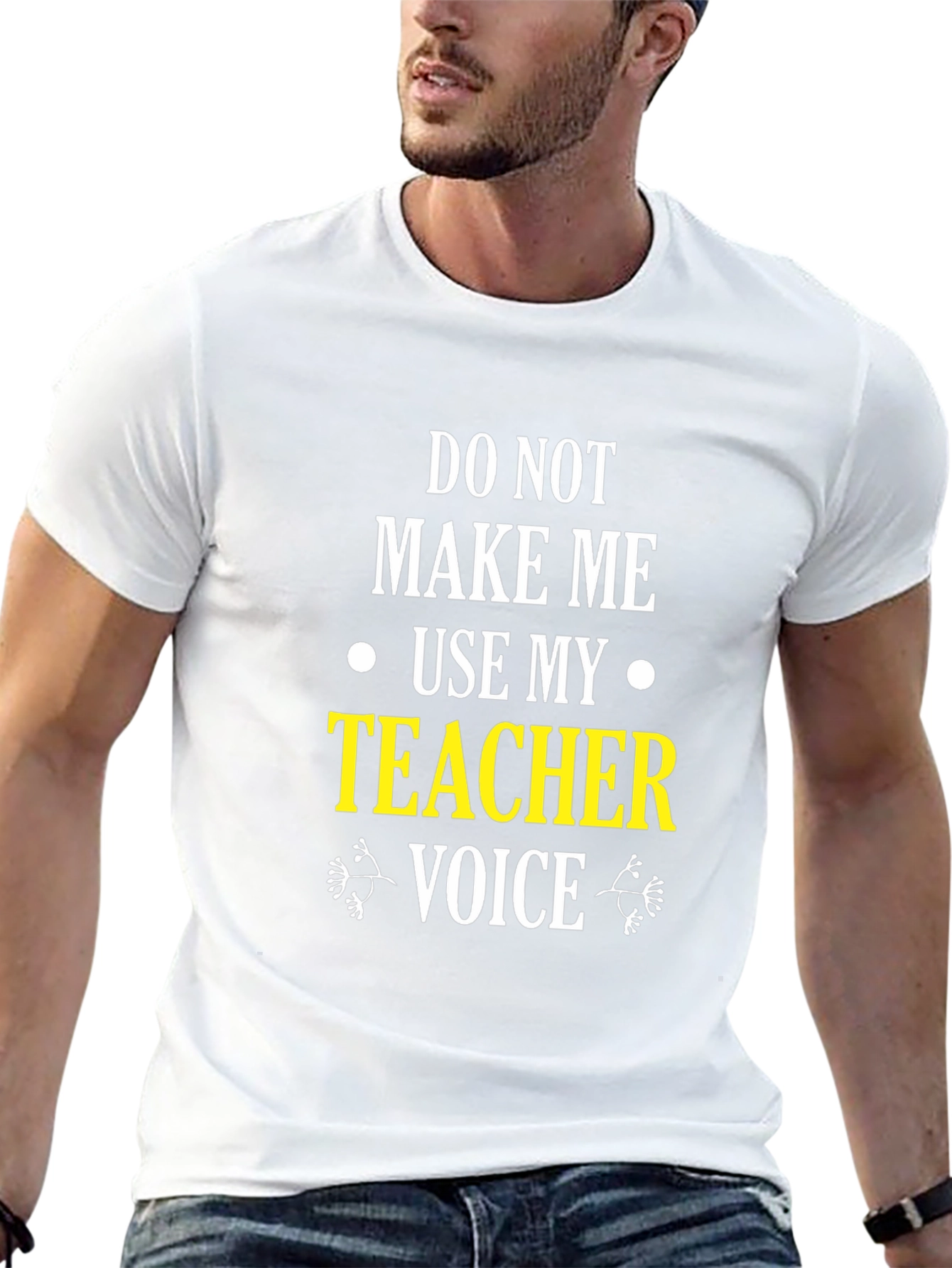 Black Teacher Voice Graphic Tee - Black view 13