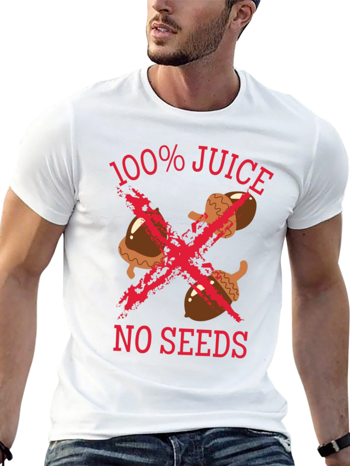 Black 100% Juice No Seeds Graphic Tee - Black view 13