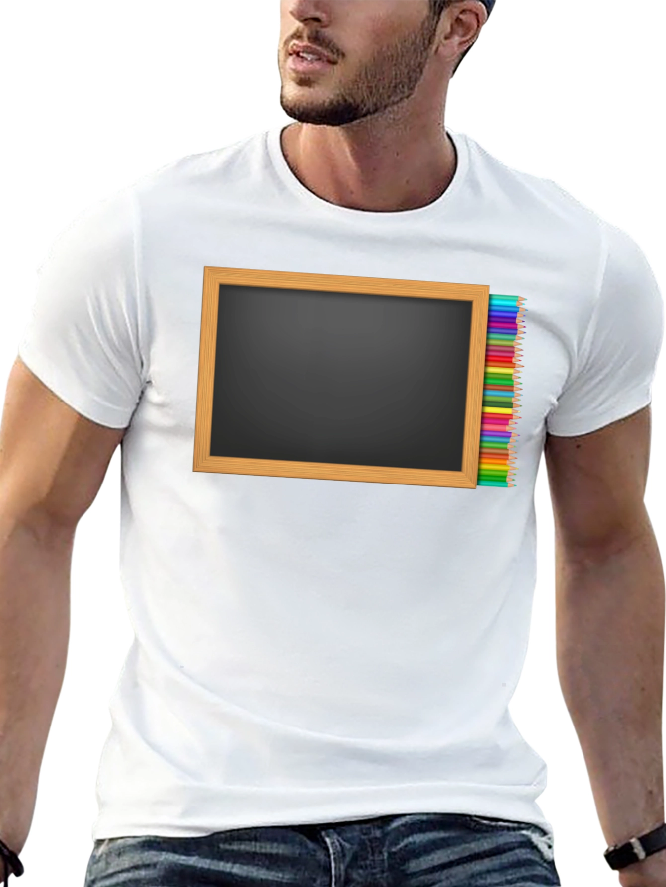 Blackboard & Pencils Graphic Tee - 13