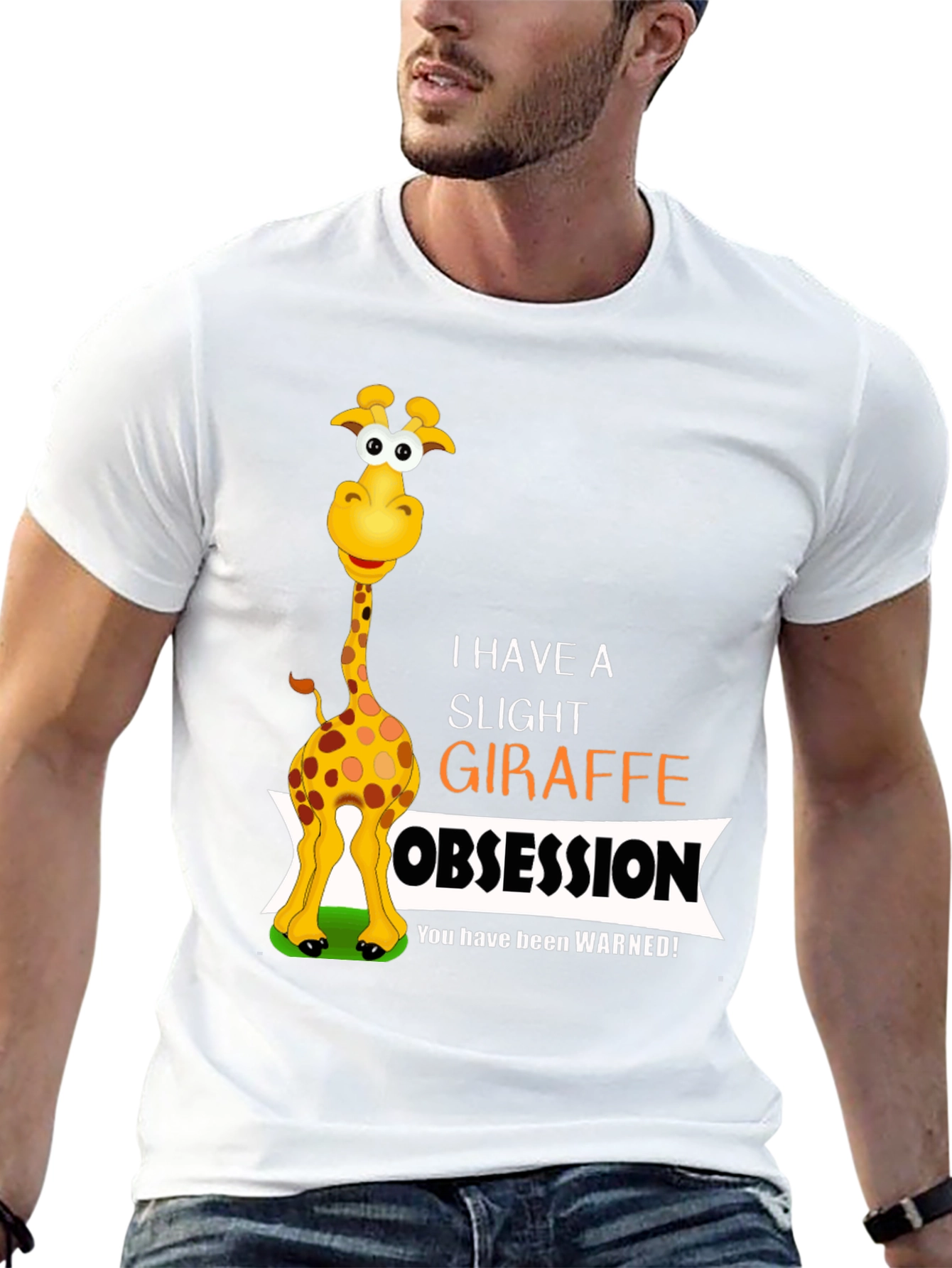 Black Giraffe Obsession Graphic T-Shirt view 13