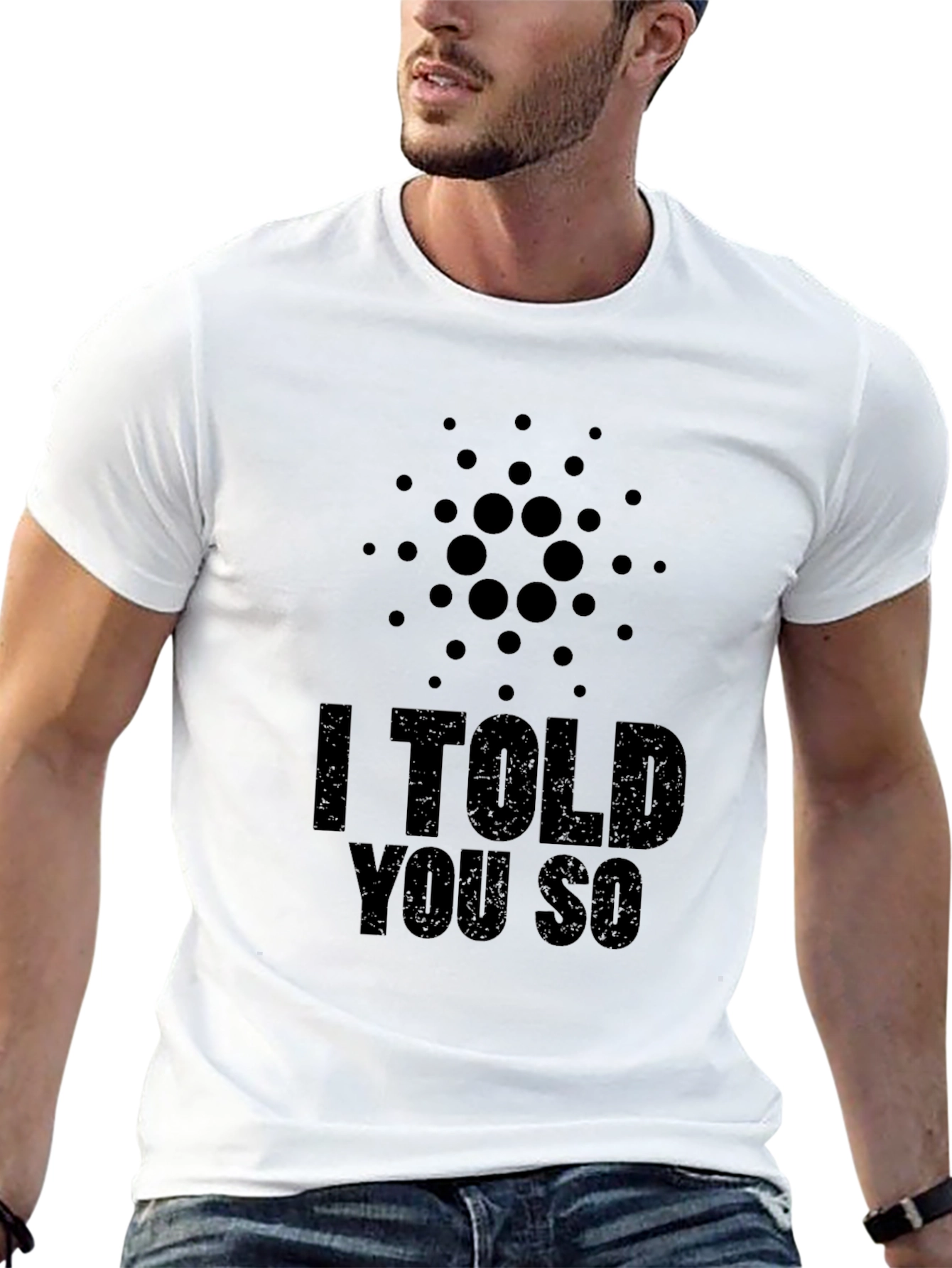 Black Cryptocurrency T-Shirt - I Told You So - Black view 13