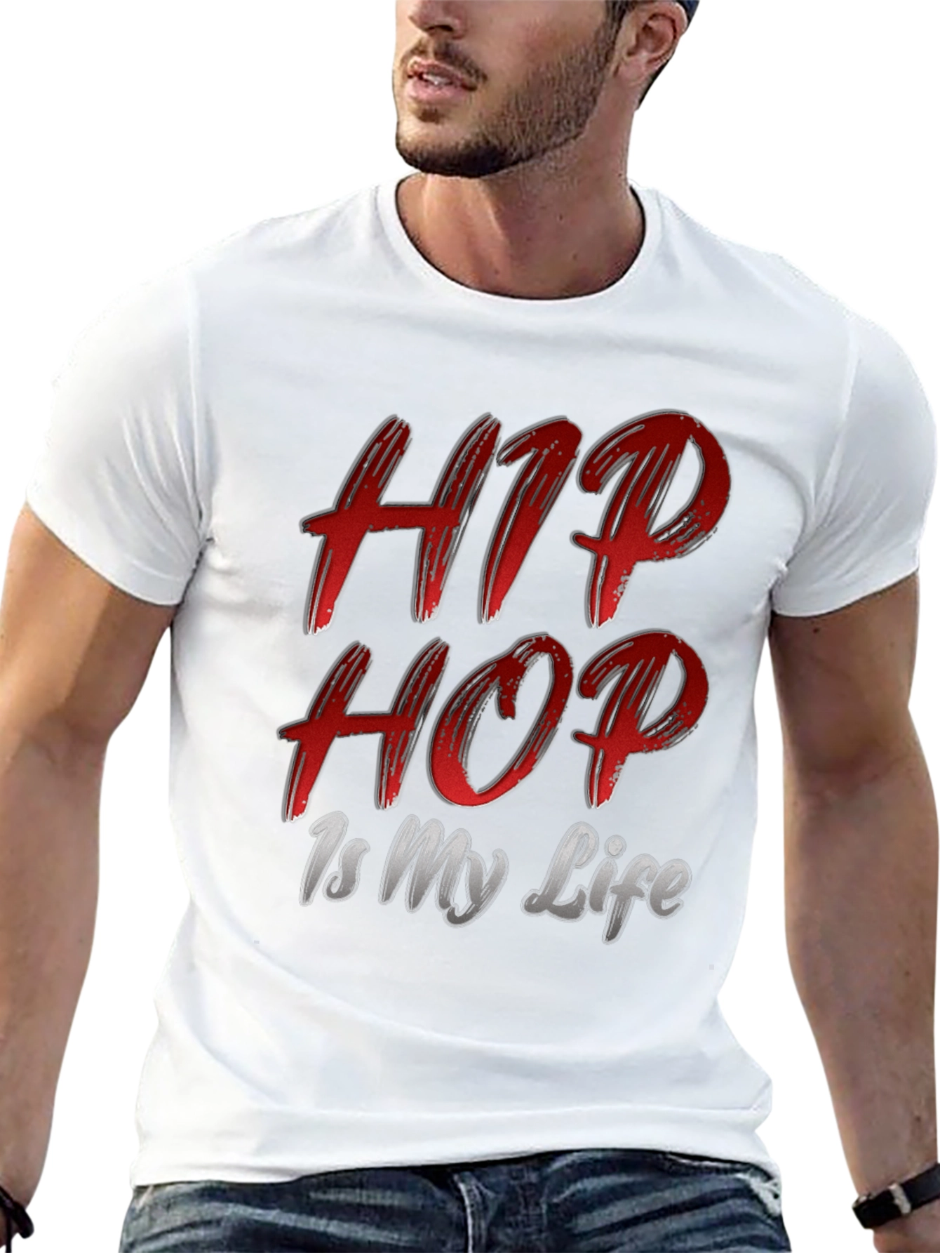 Black Hip Hop Is My Life Graphic Tee view 13