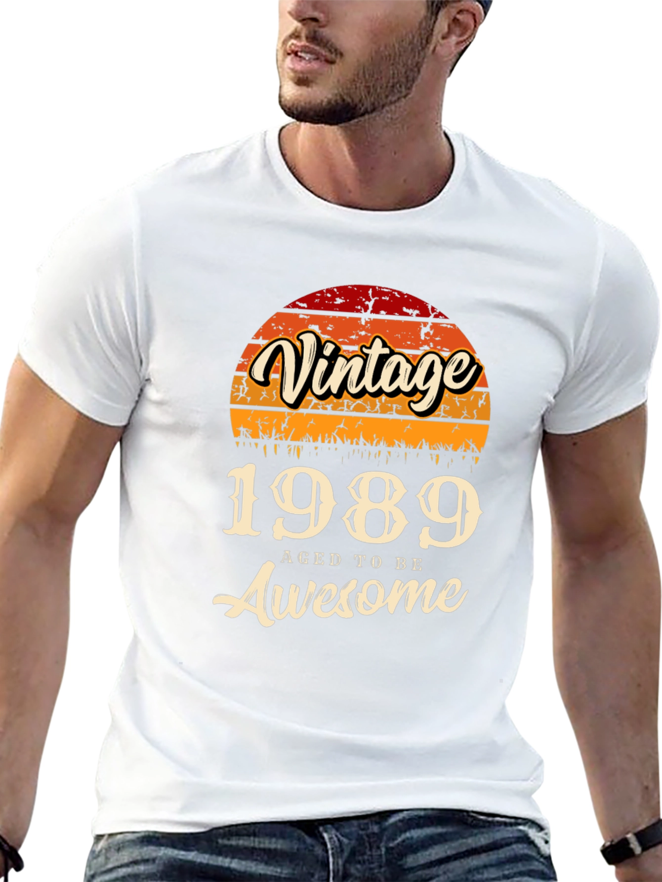 Black Vintage 1989 Aged To Be Awesome T-Shirt view 13