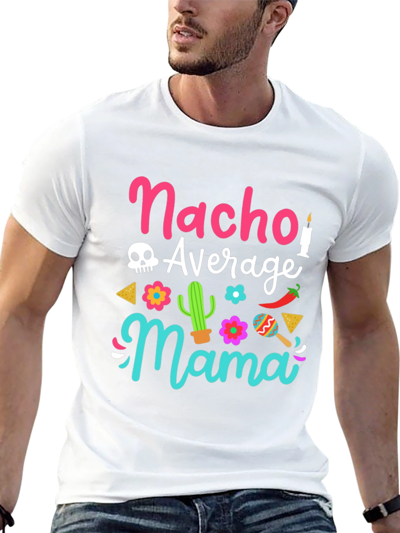 Black Nacho Average Mama Graphic Tee view 13