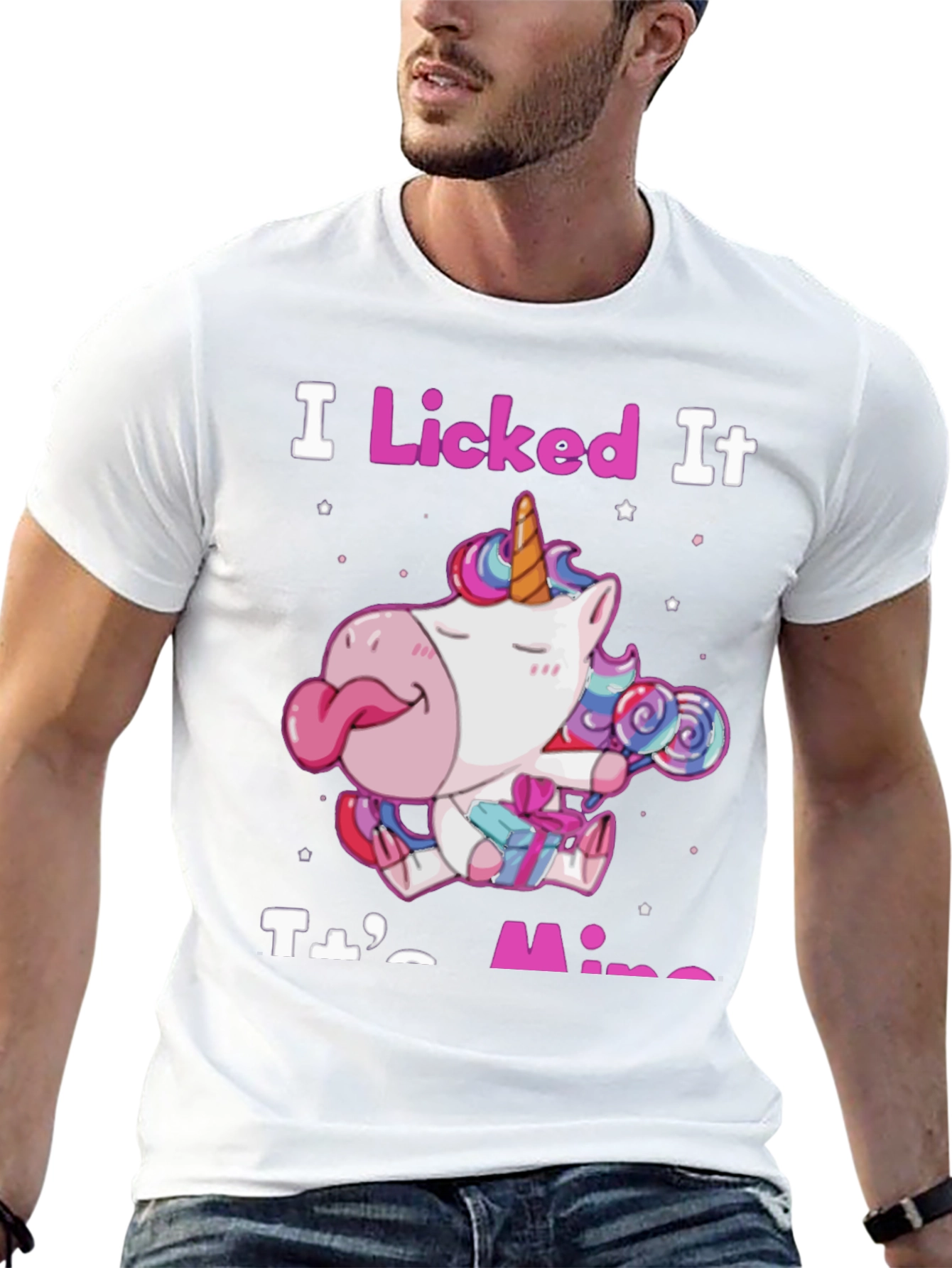Black I Licked It Unicorn T-Shirt view 13