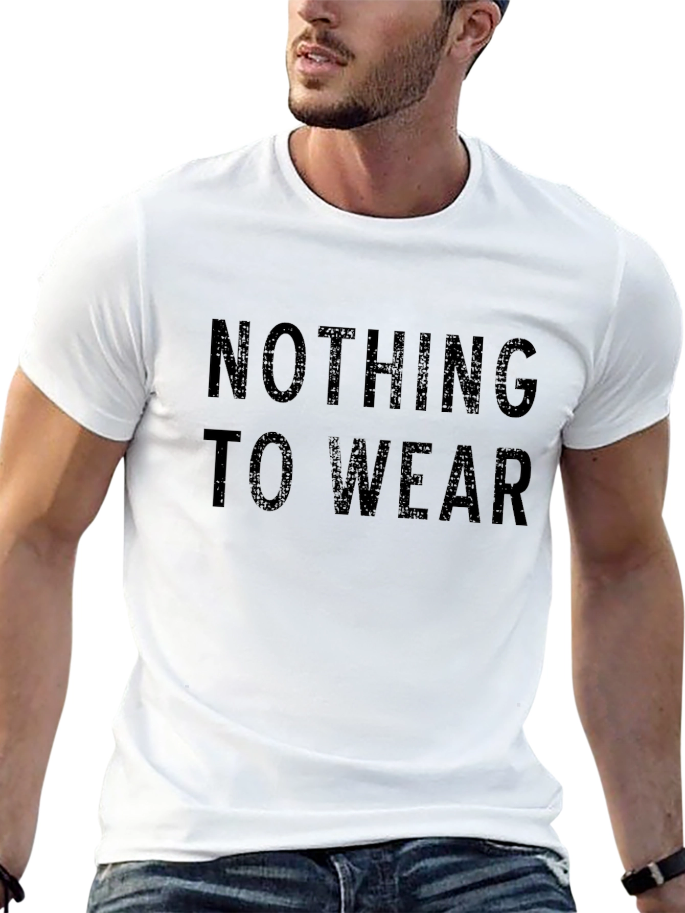 Black Nothing To Wear Graphic Tee view 13