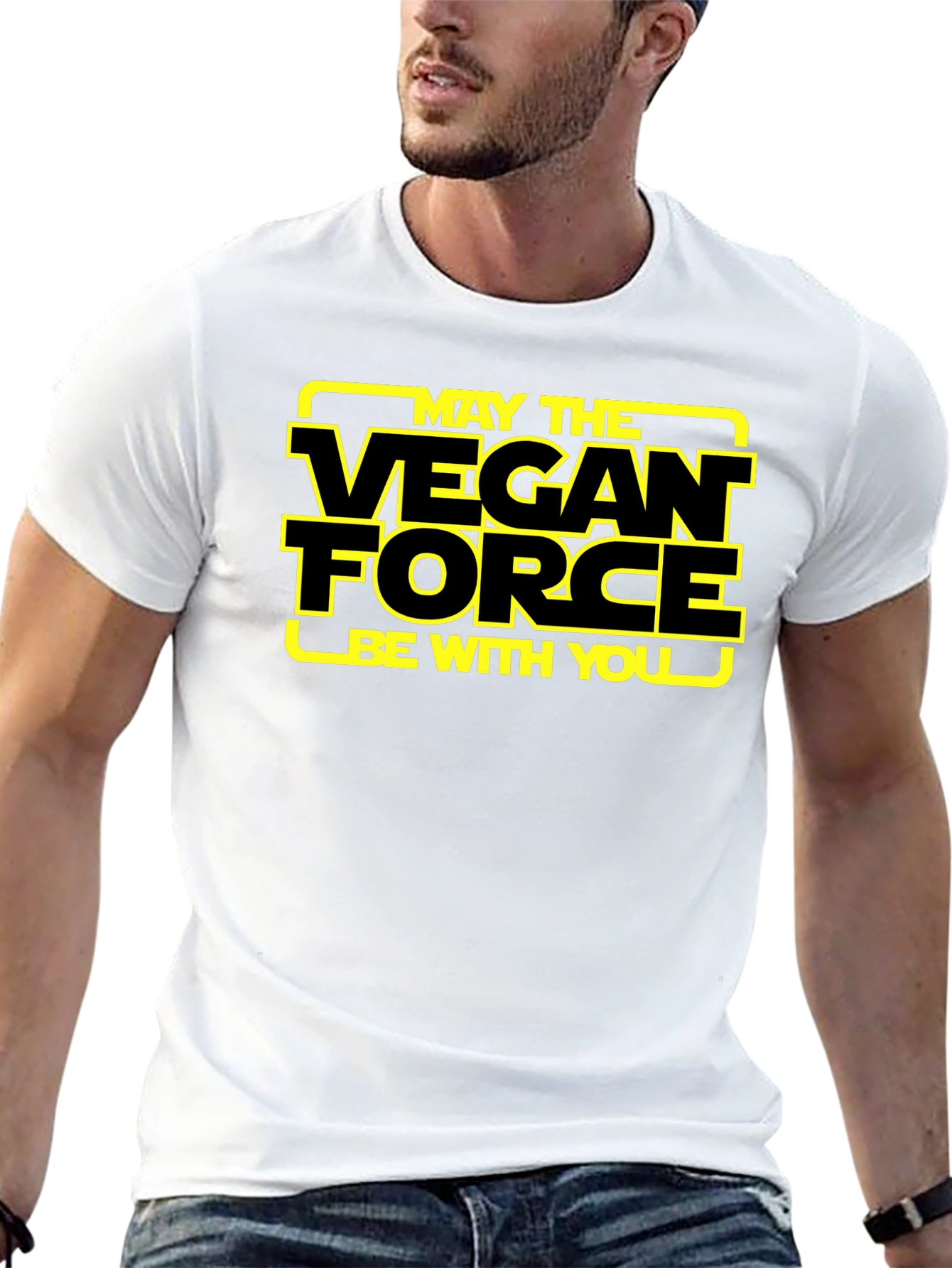 Vegan Force T-Shirt - May the Vegan Force Be With You  - 13