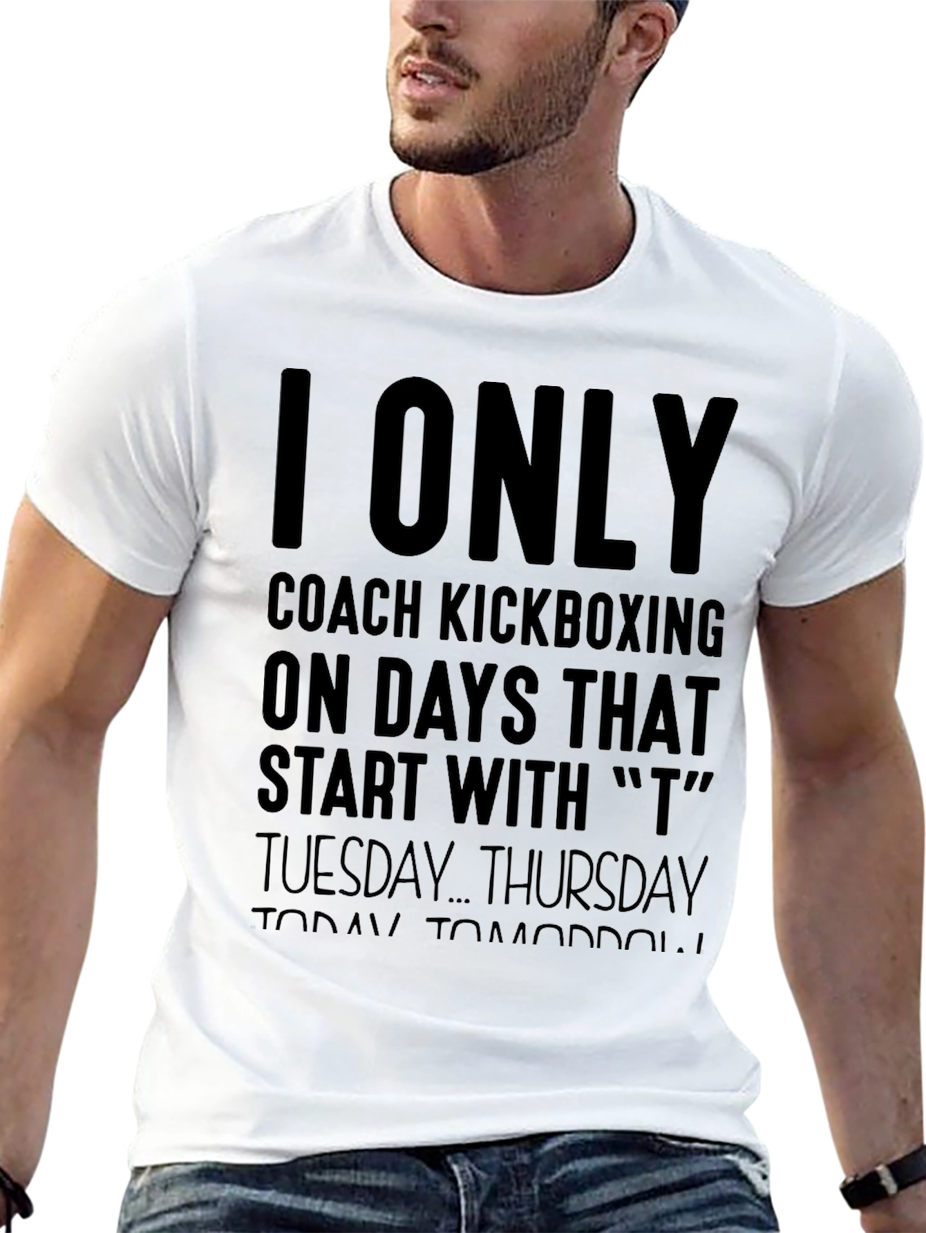Black I Only Coach Kickboxing T-Shirt view 13