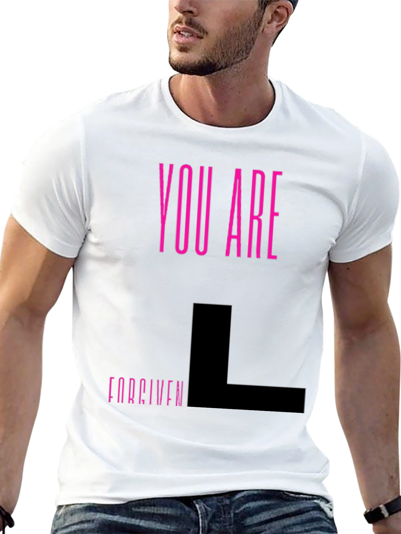 Black Forgiven Graphic T-Shirt view 13