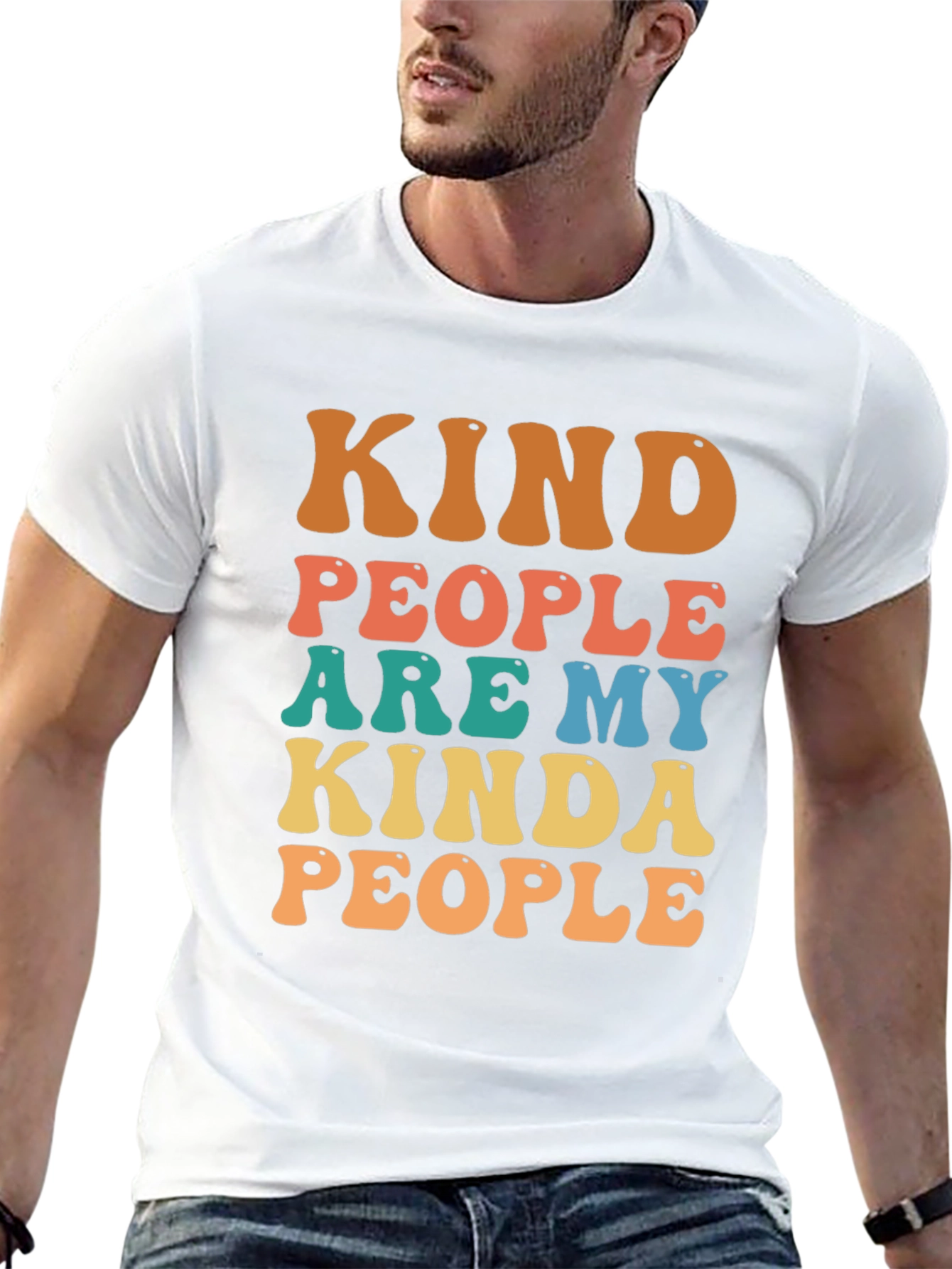 Kind People Graphic T-Shirt - Retro Design - 13