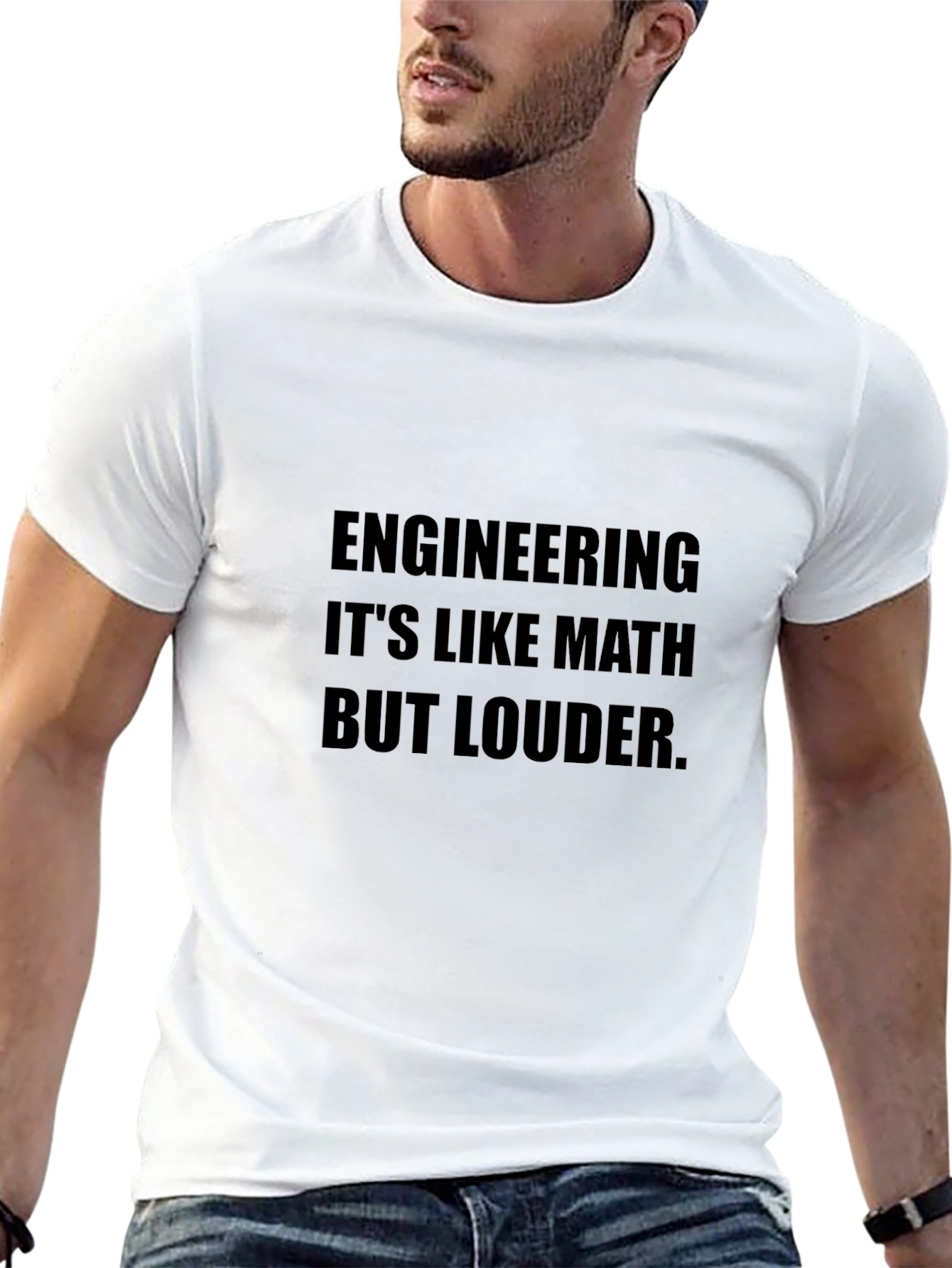 Black Engineering: Louder Than Math T-Shirt view 13
