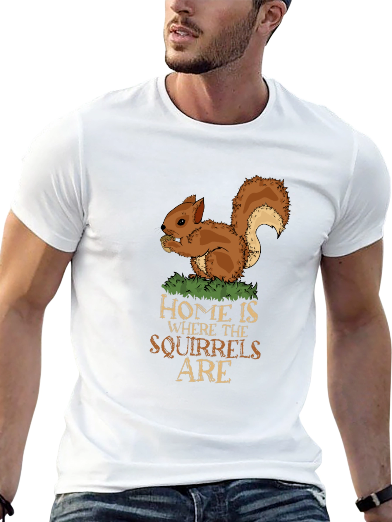 Black Squirrel Lover Tee - Home is Where the Squirrels Are view 13