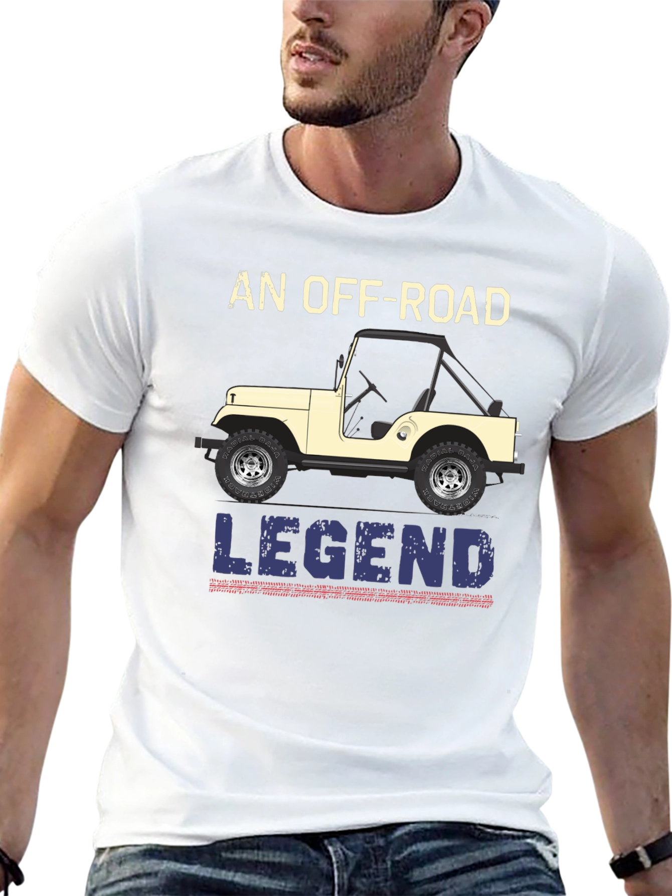 Black Off-Road Legend Graphic Tee view 13