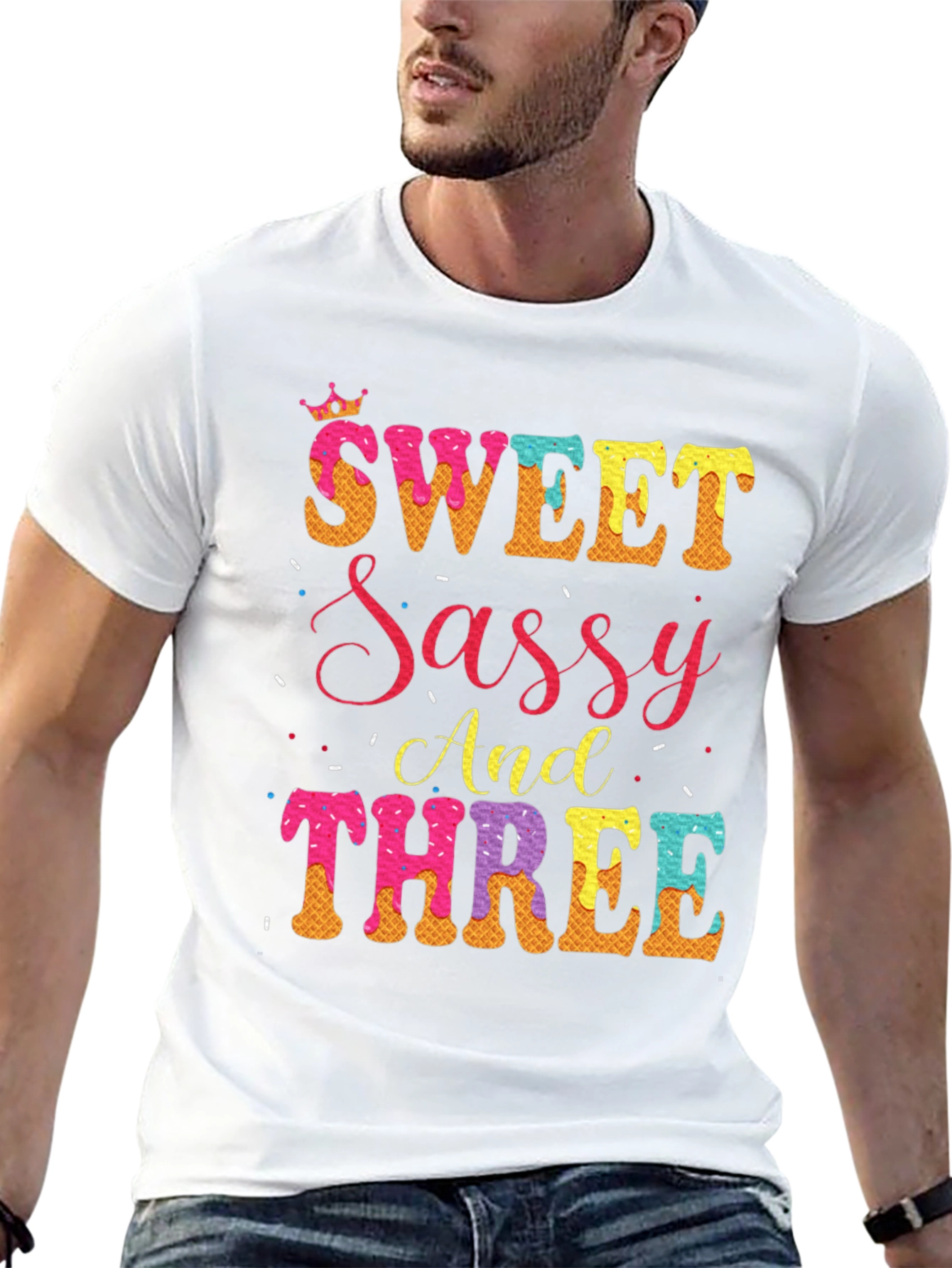 Black Sweet Sassy And Three T-Shirt view 13