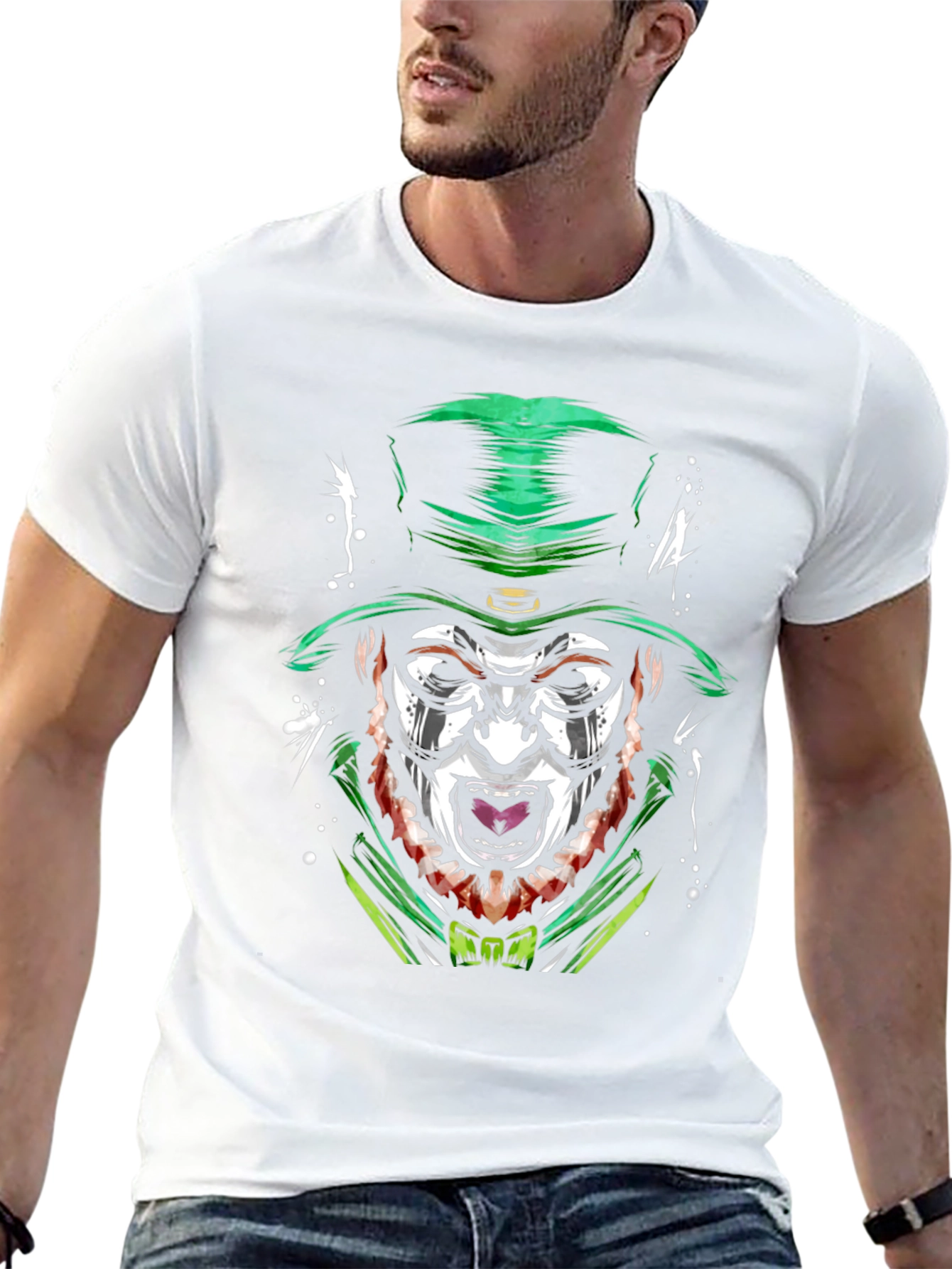 Black Leprechaun Horror Graphic Tee - St. Patrick's Day view 13