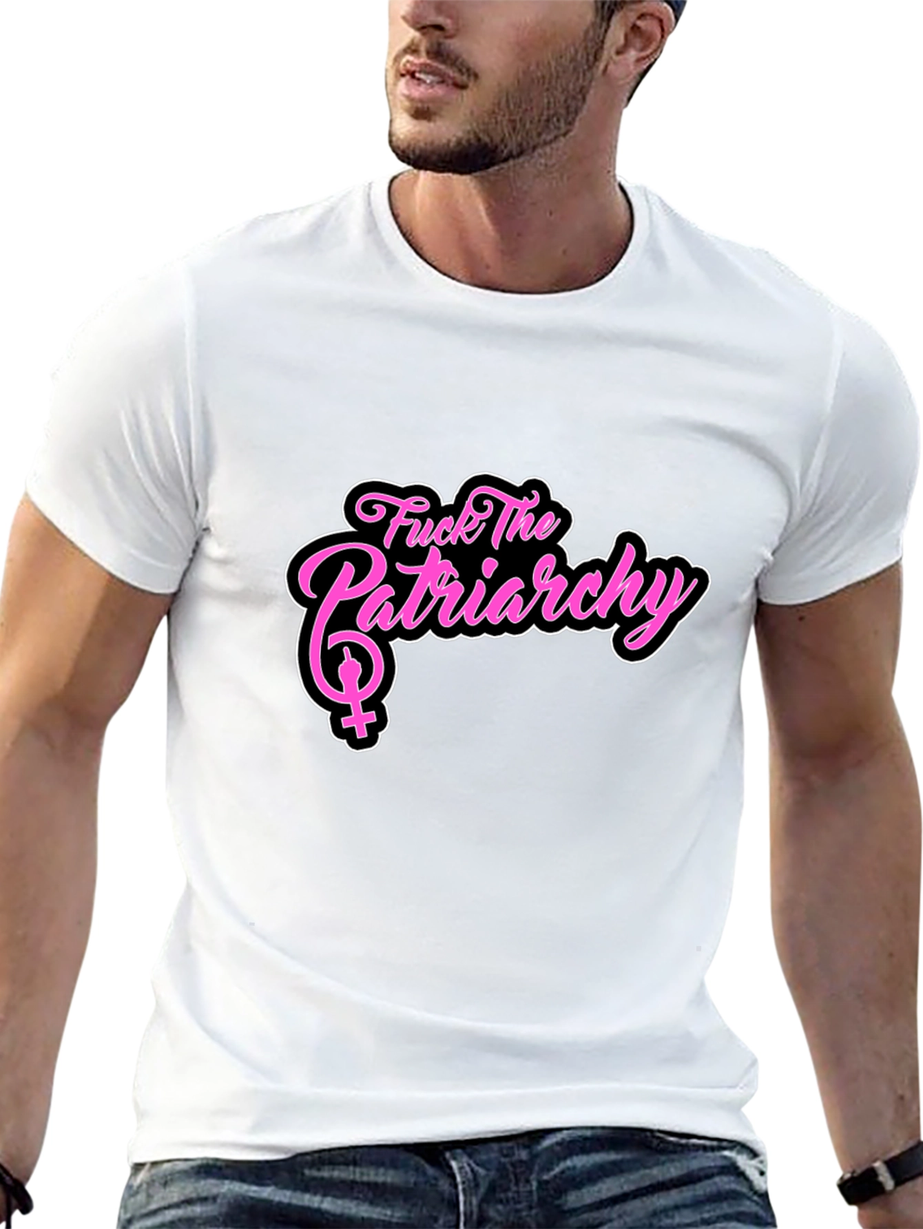 Black Feminist Statement T-Shirt - Fuck The Patriarchy Tee view 13