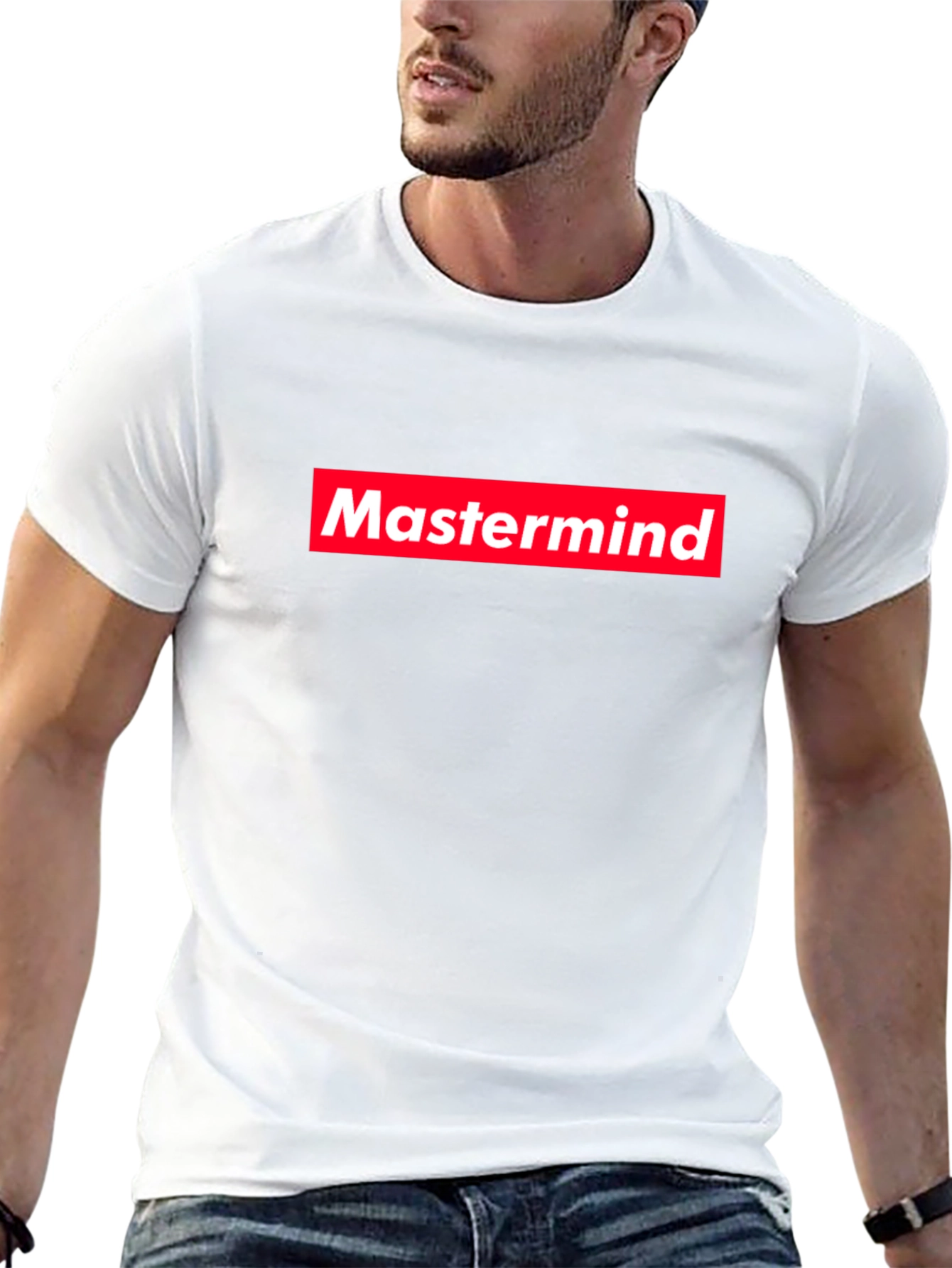 Black Mastermind Graphic Tee - Bold Streetwear Style view 13