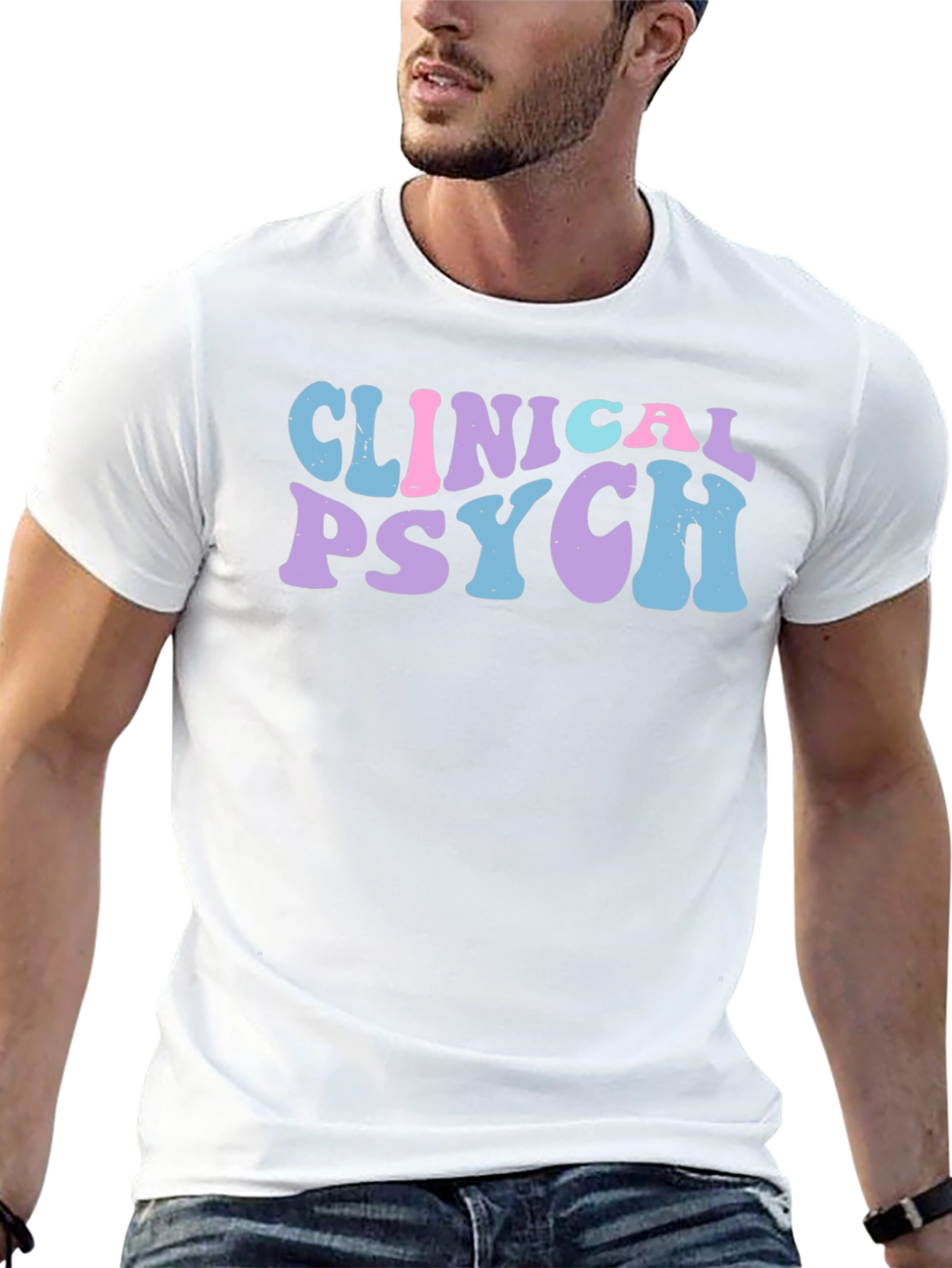 Black Clinical Psych Graphic T-Shirt view 13