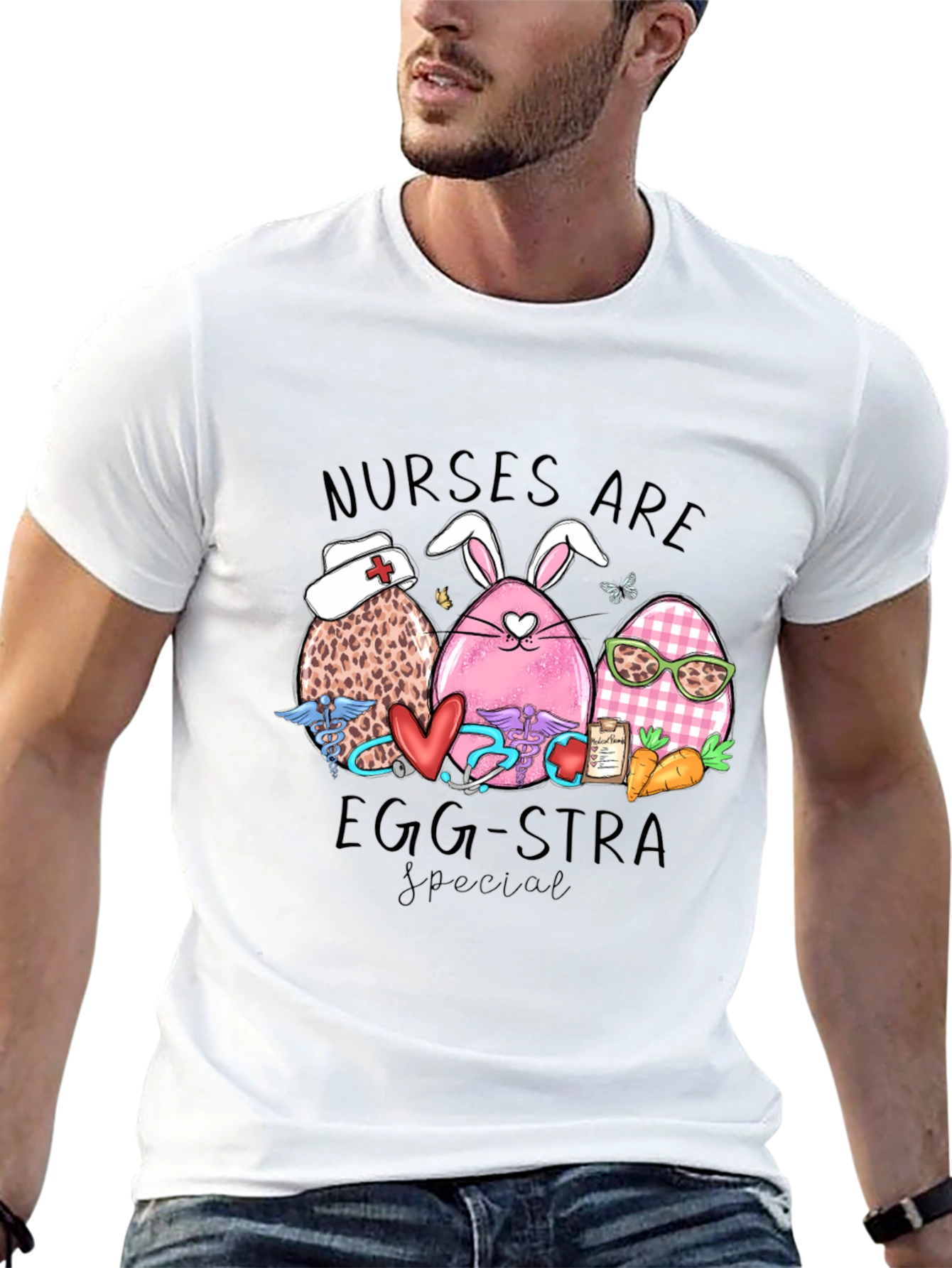 Black Nurses Are Egg-stra Special T-Shirt view 13