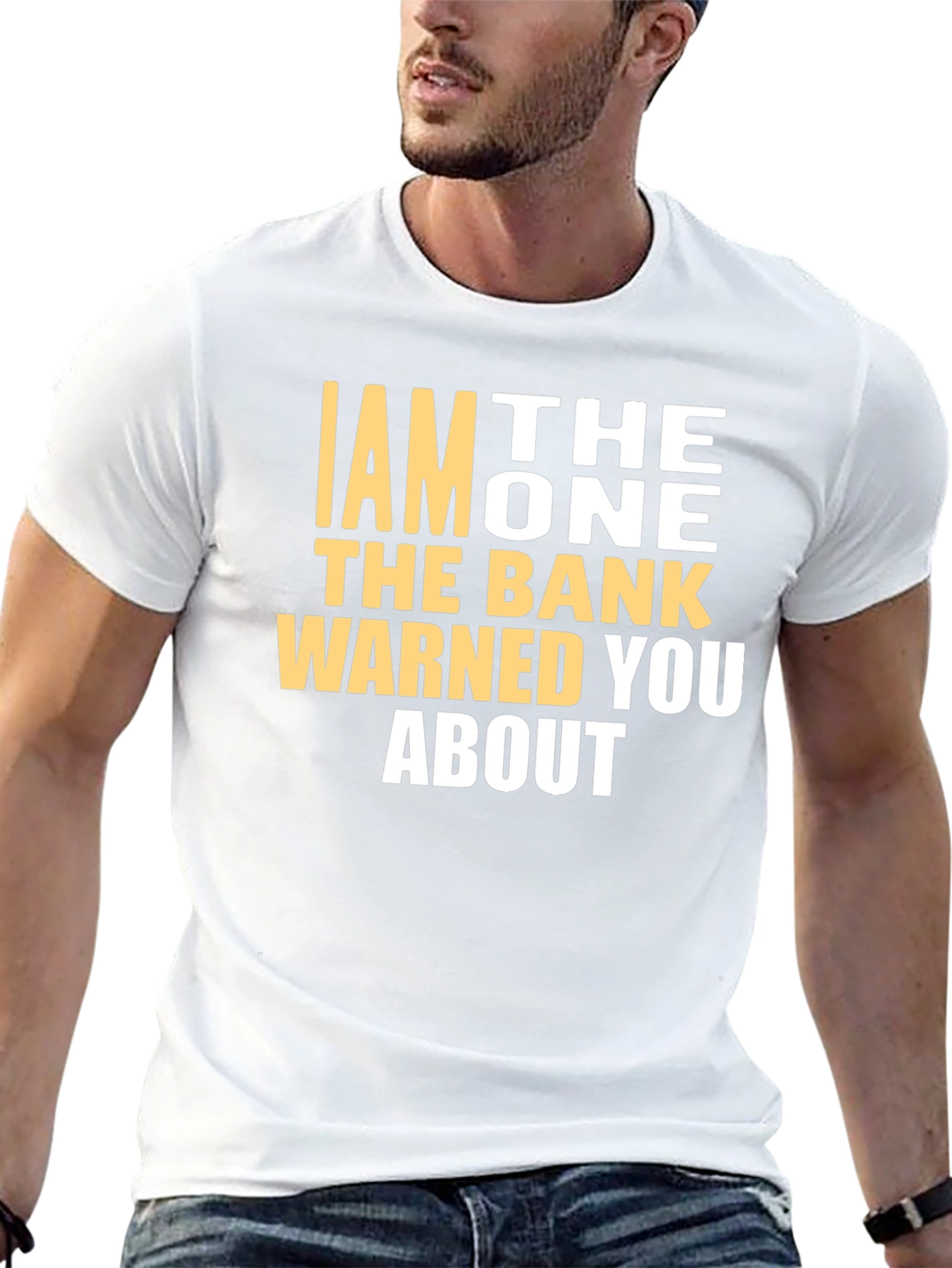 Black I AM THE ONE T-Shirt - Funny Warning Tee view 13