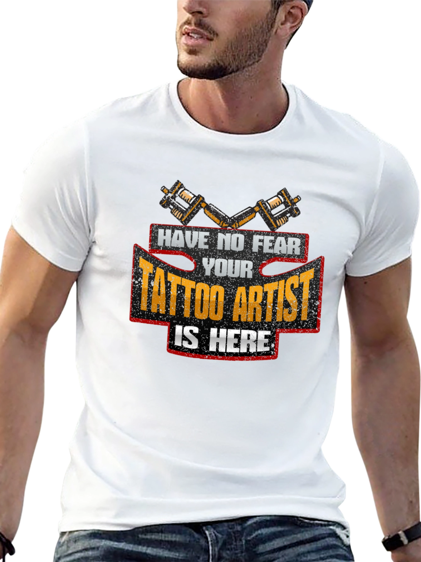 Black Tattoo Artist T-Shirt - Have No Fear Tee view 13