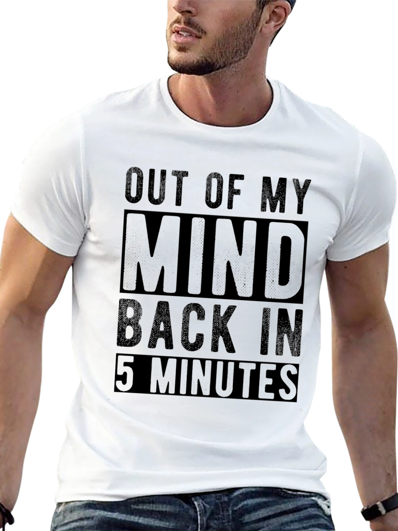 Black Out Of My Mind Back In 5 Minutes T-Shirt view 13