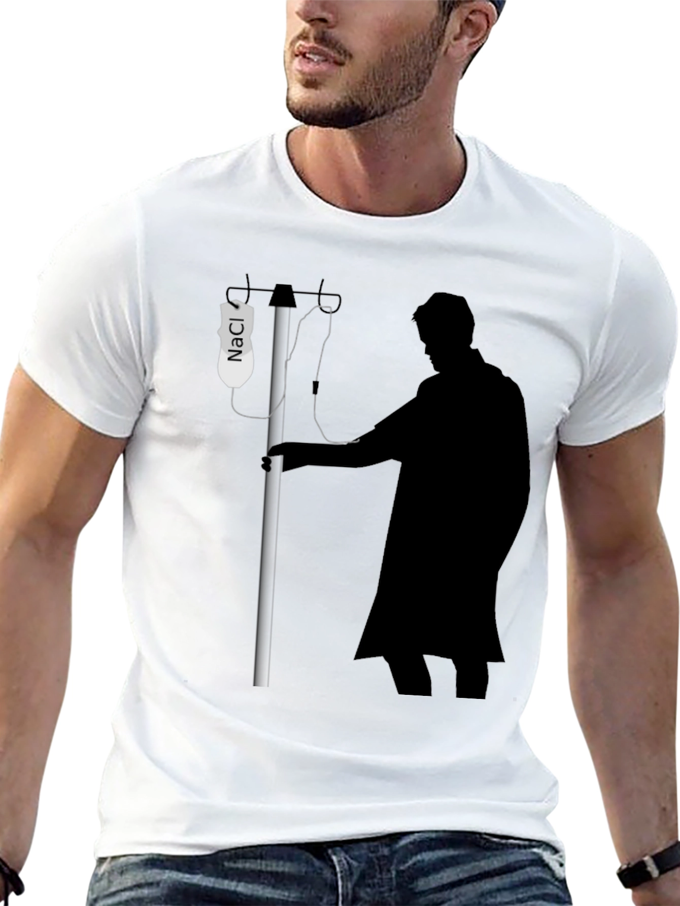 Black Medical Humor T-Shirt - 'House' Inspired Design view 13