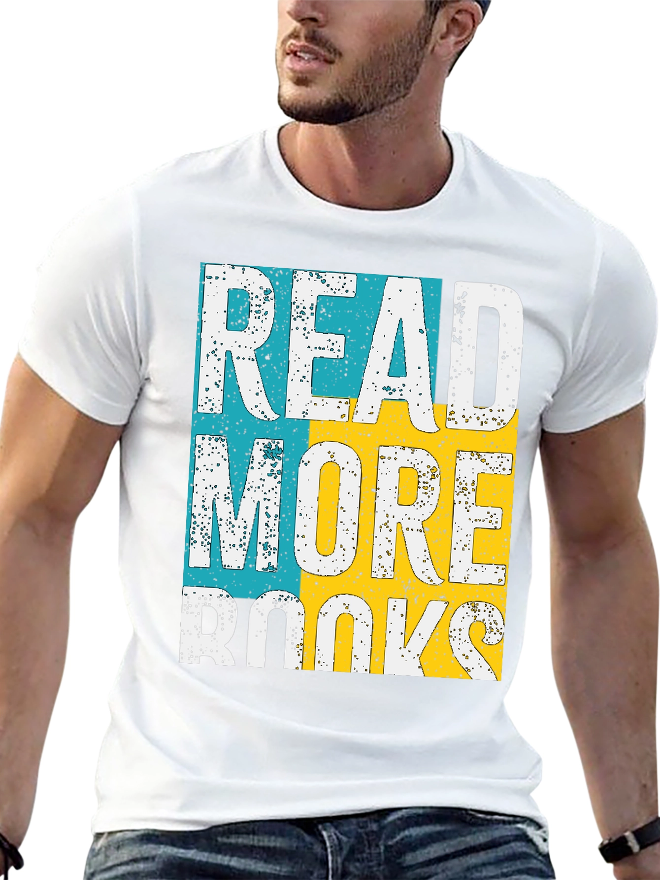 Black Read More Books T-Shirt - Stylish & Comfy view 13