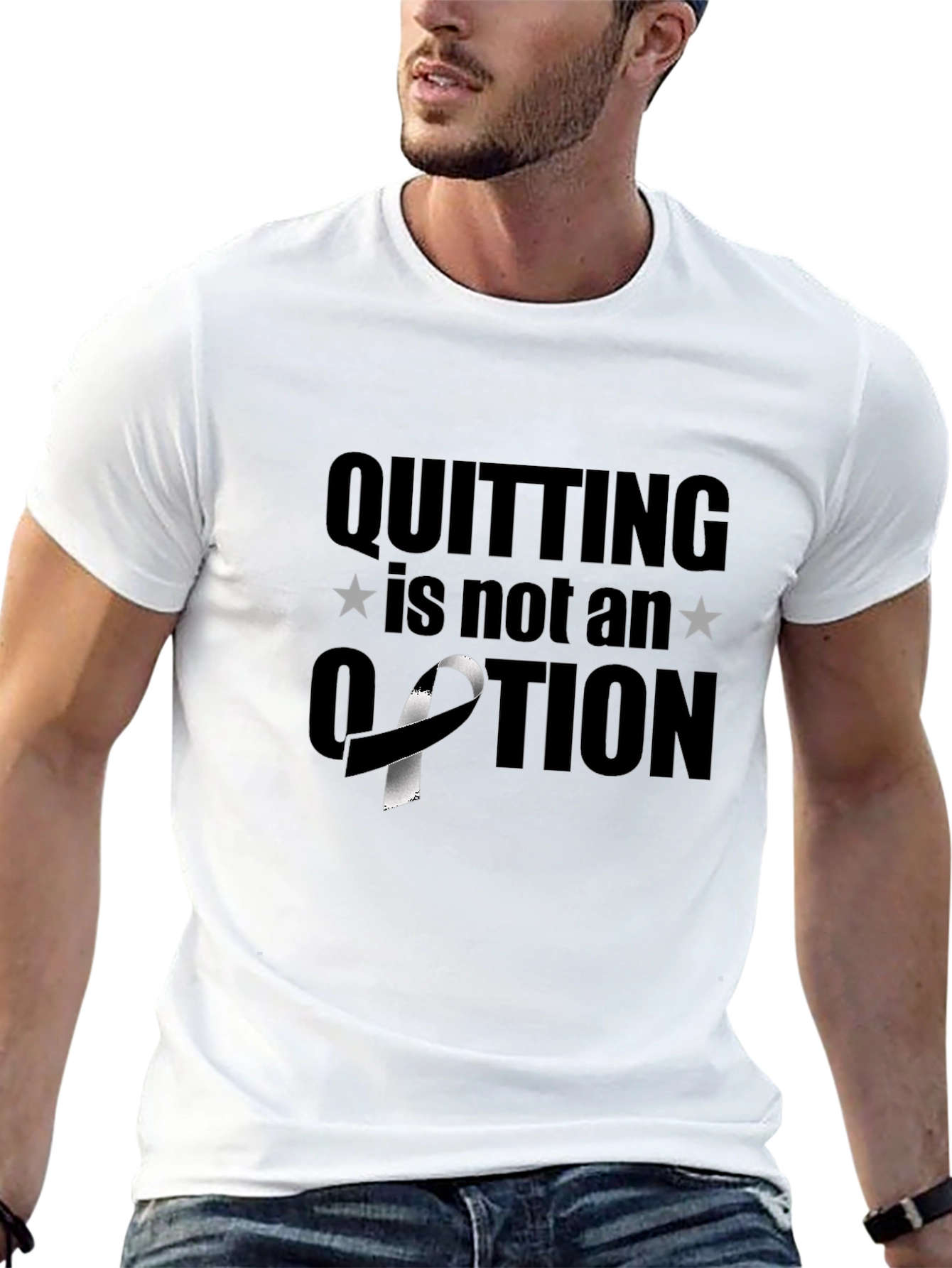 Black Quitting is Not an Option T-Shirt view 13