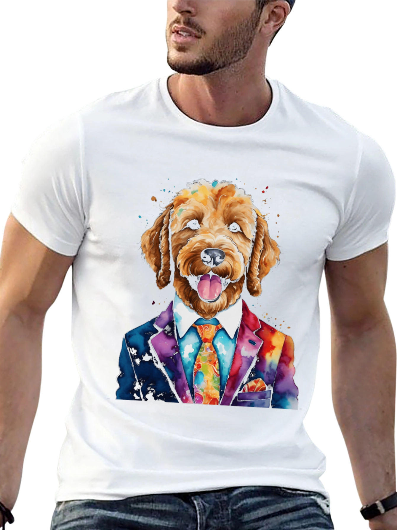 Dapper Doodle Dog T-Shirt - 13