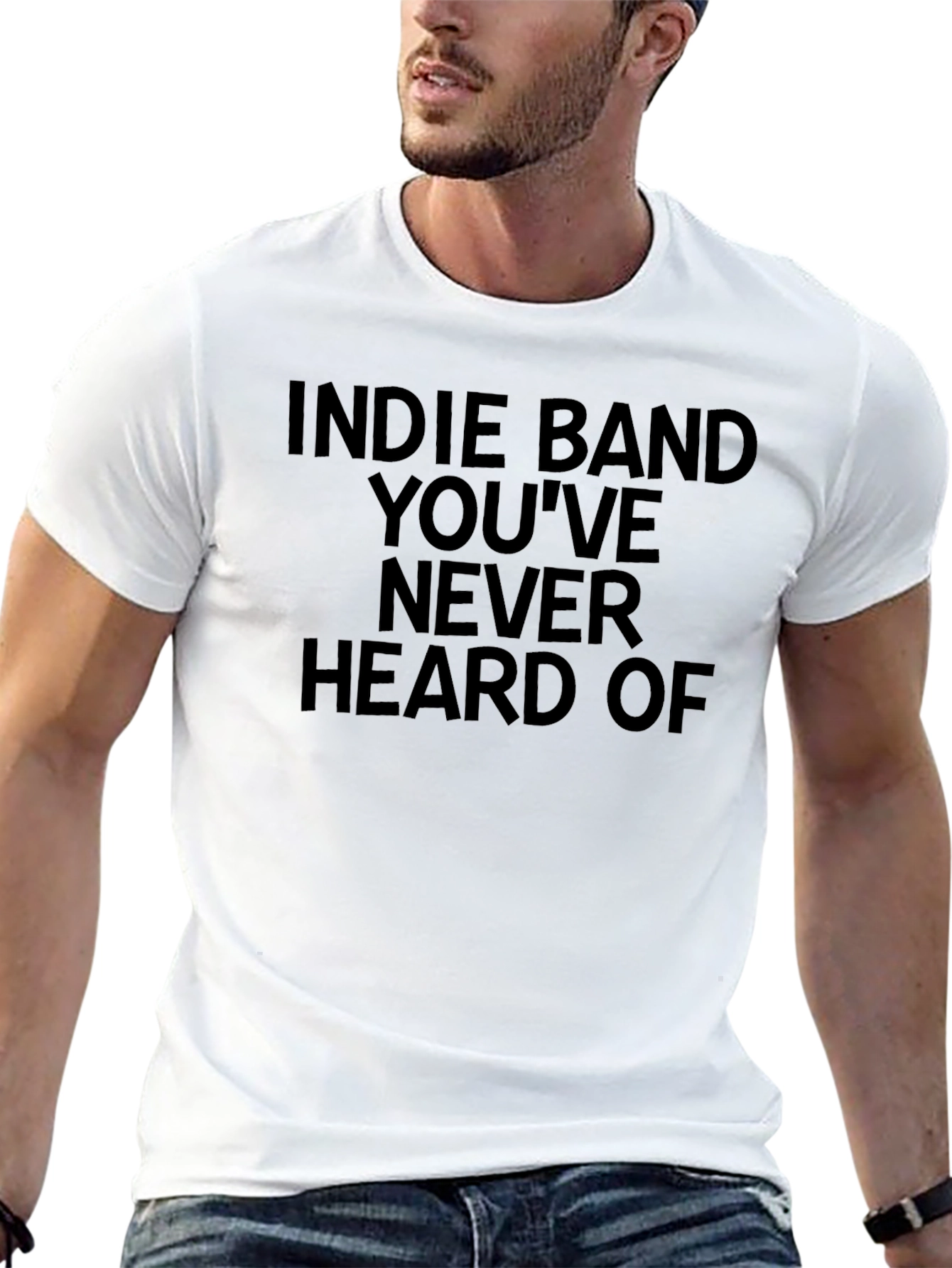 Black Indie Band T-Shirt - You've Never Heard Of view 13