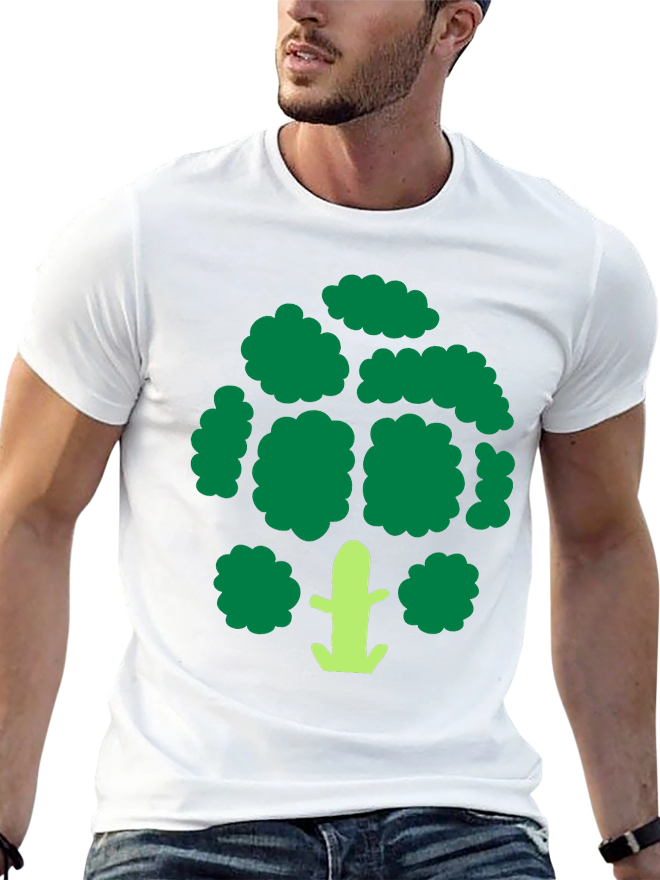 Broccoli Graphic Tee - Organic Humor - 13