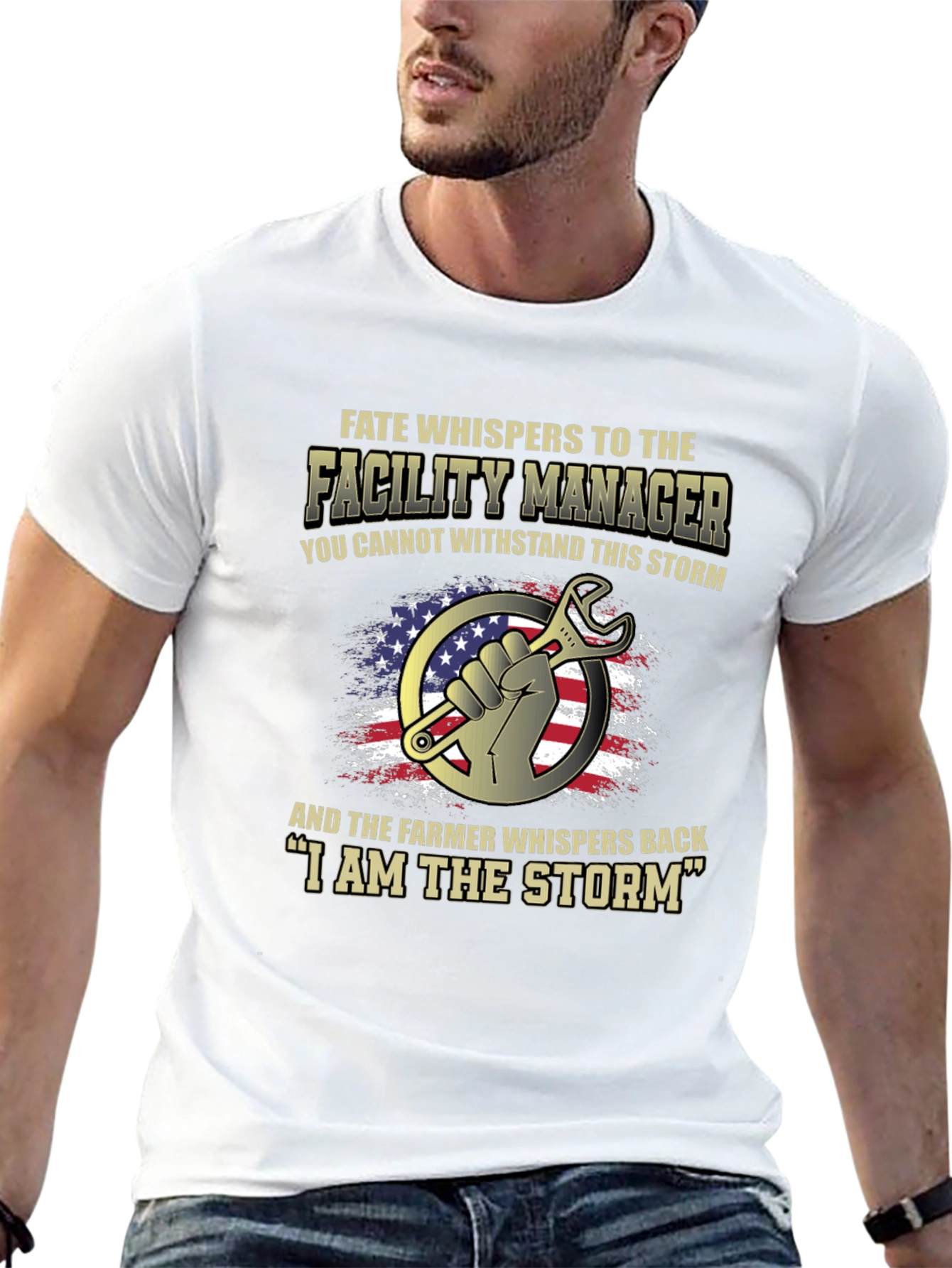 Facility Manager "I Am The Storm" Graphic T-Shirt - 13