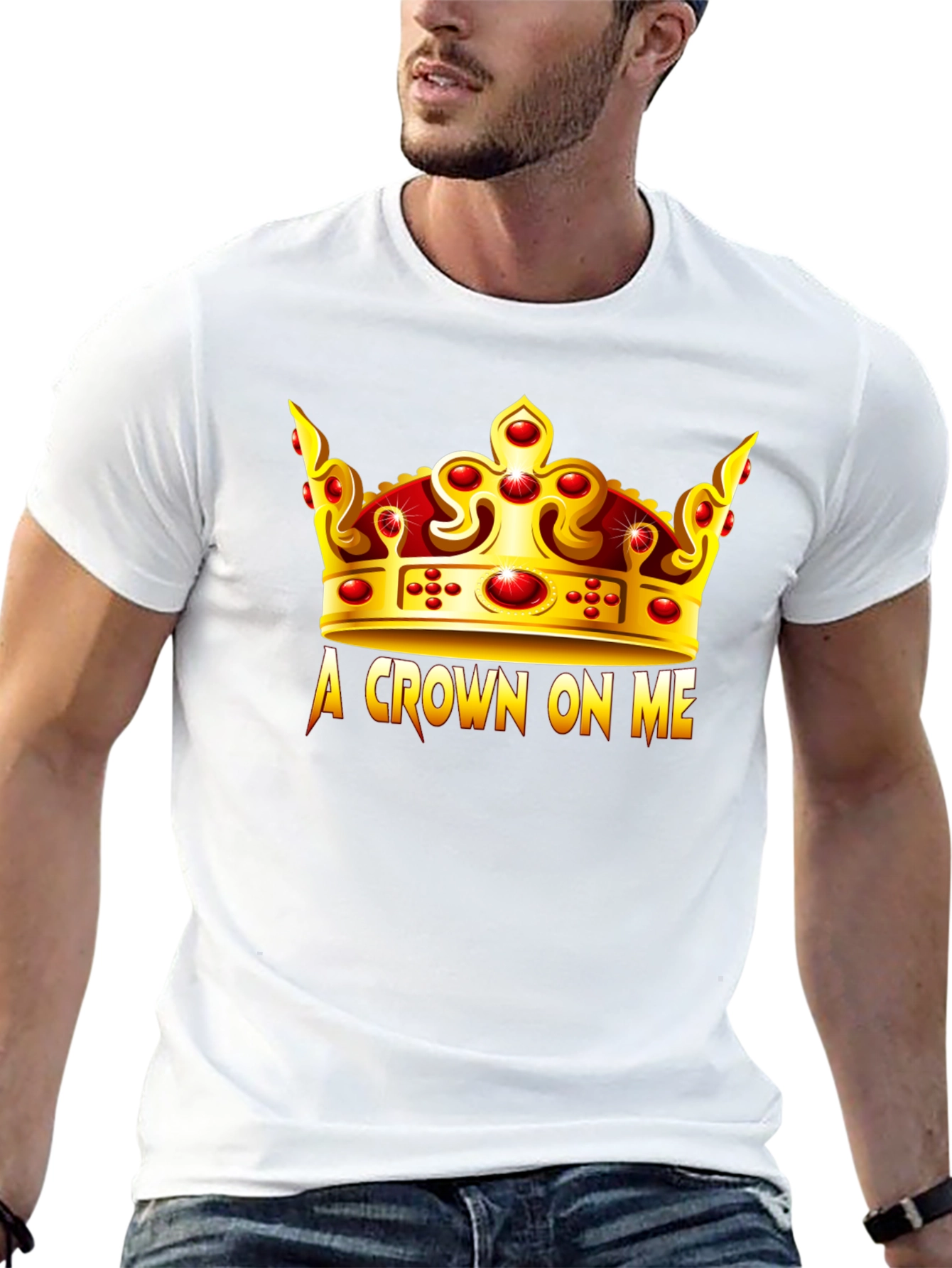 Black A Crown On Me Black T-Shirt view 13