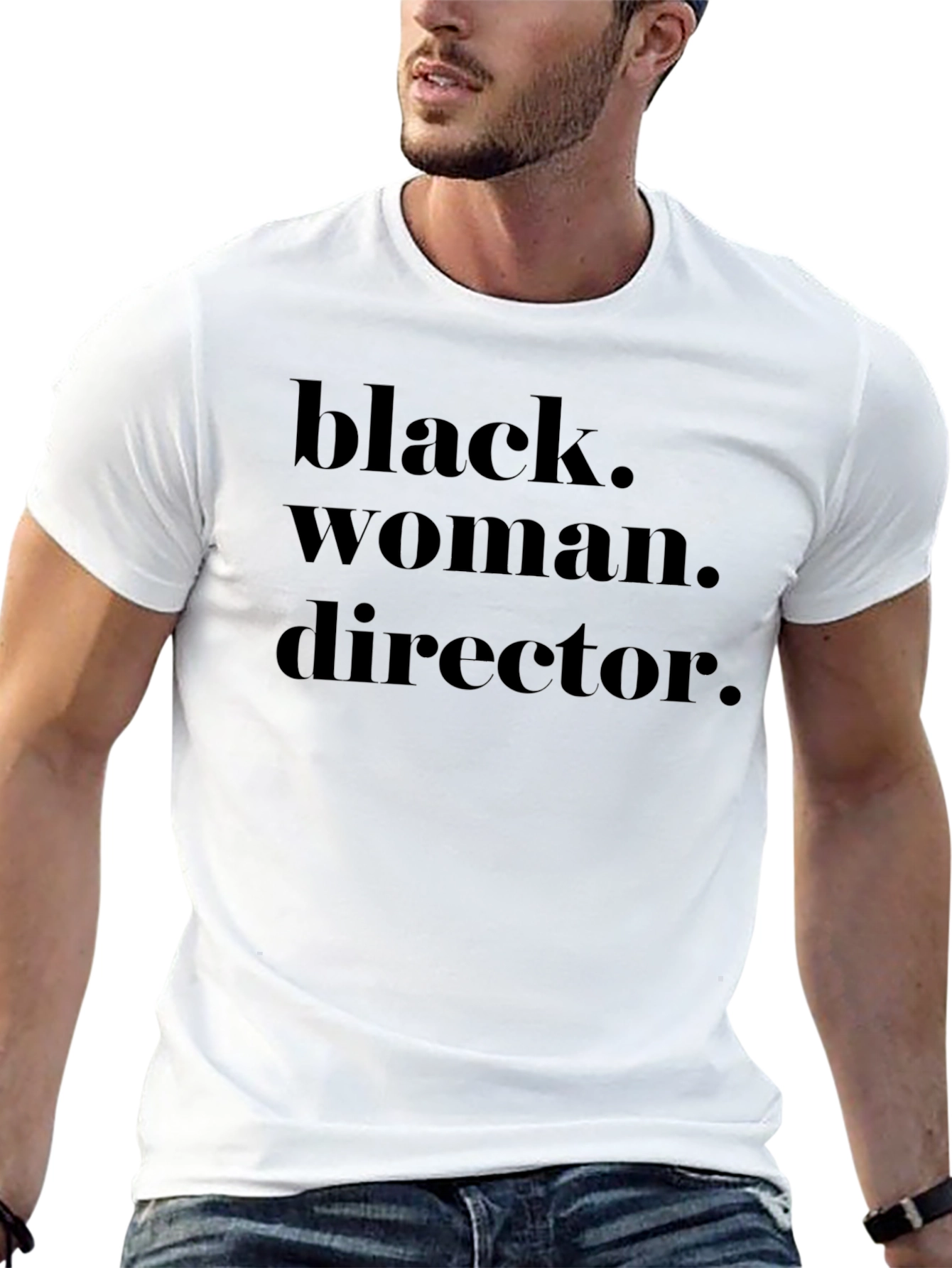Black Black Woman Director T-Shirt view 13